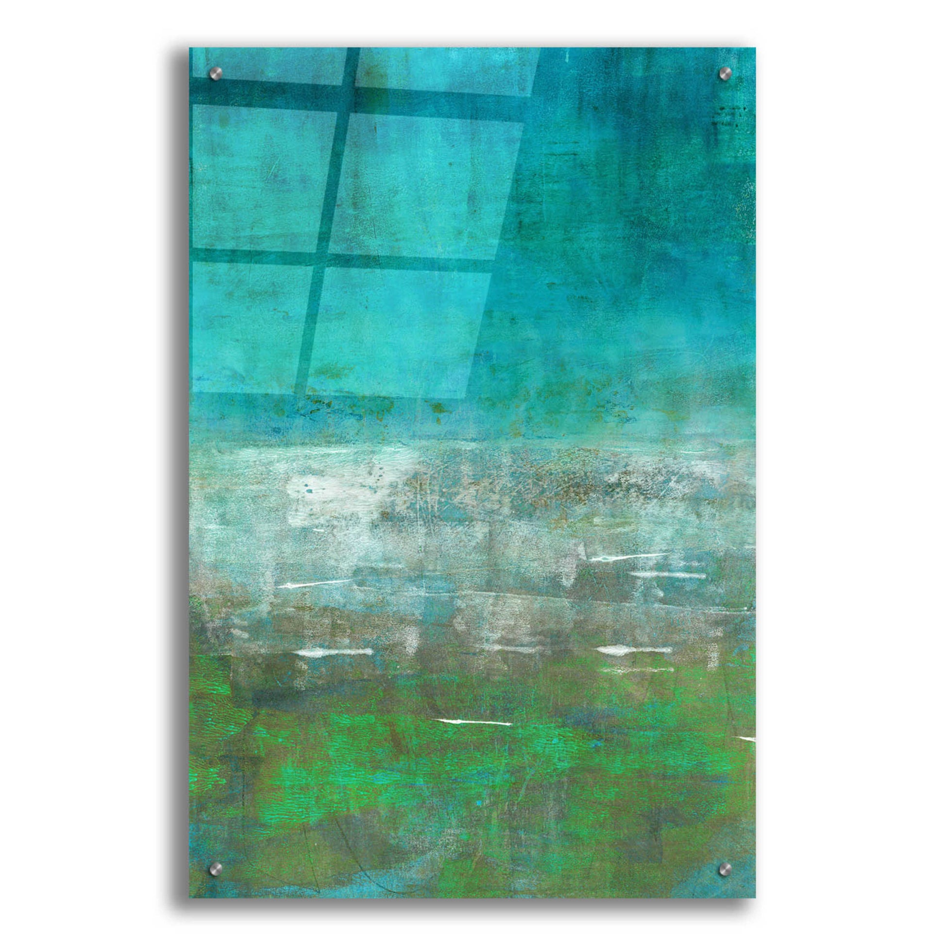 Epic Art 'Green Oasis' by Iris Lehnhardt, Acrylic Glass Wall Art,24x36