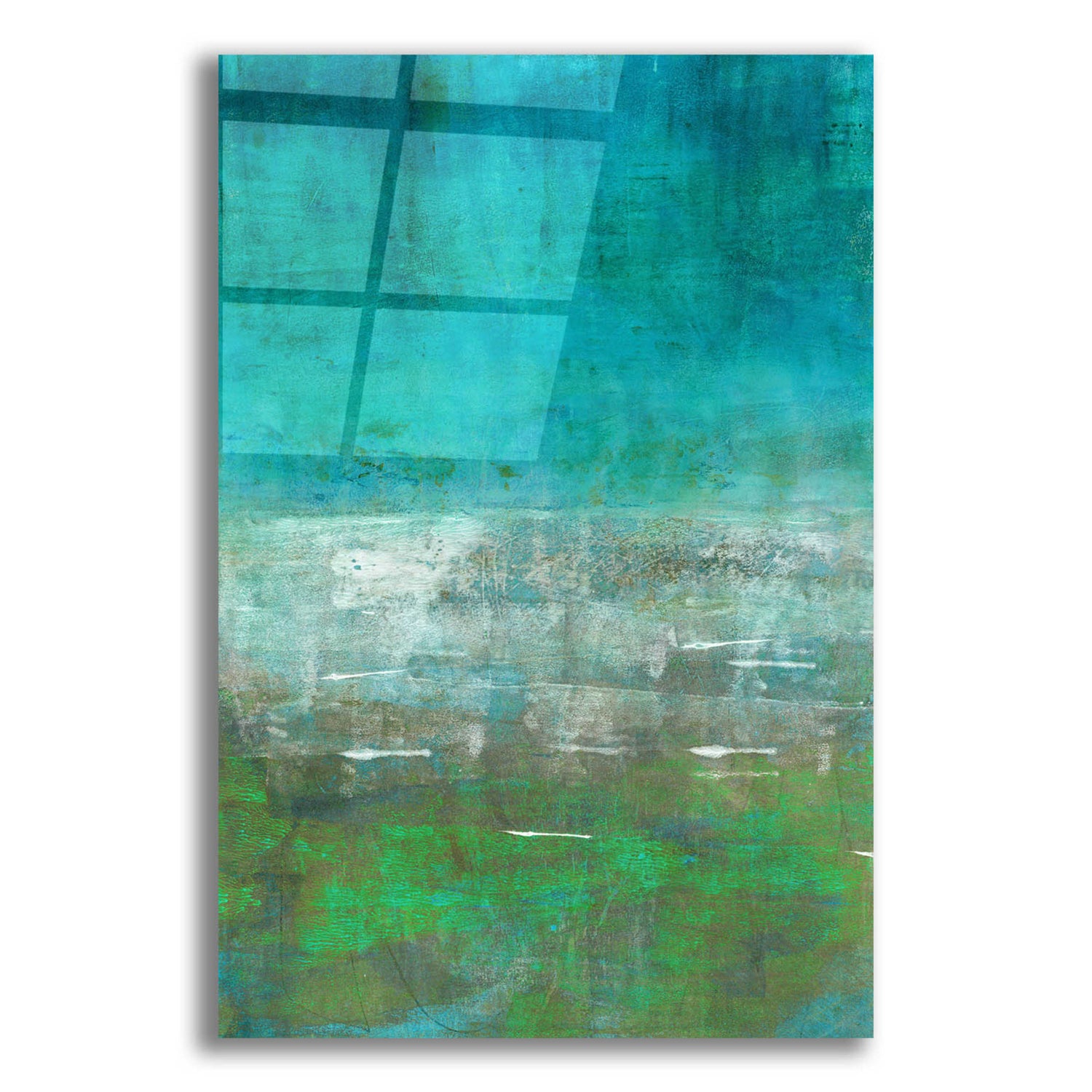 Epic Art 'Green Oasis' by Iris Lehnhardt, Acrylic Glass Wall Art