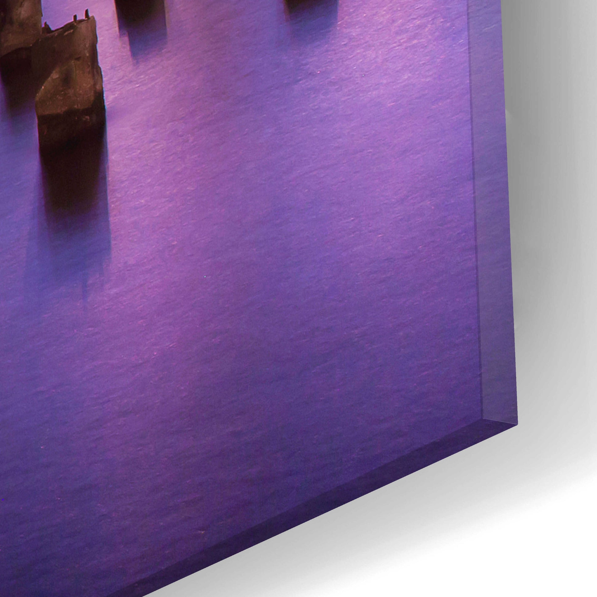 Epic Art 'The Bay Lights' by Greg Linhares, Acrylic Glass Wall Art,24x12