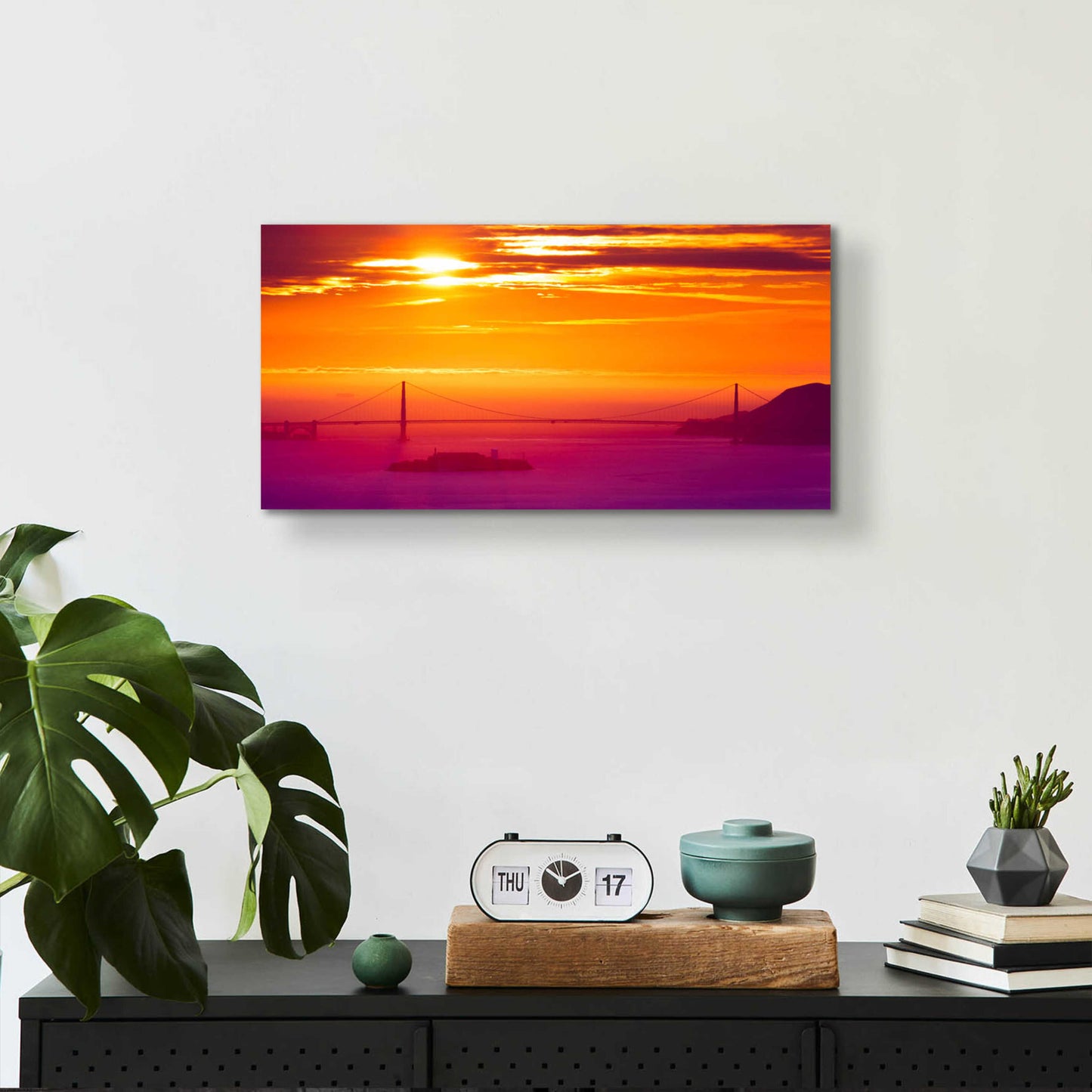 Epic Art 'The Sun Gate' by Greg Linhares, Acrylic Glass Wall Art,24x12