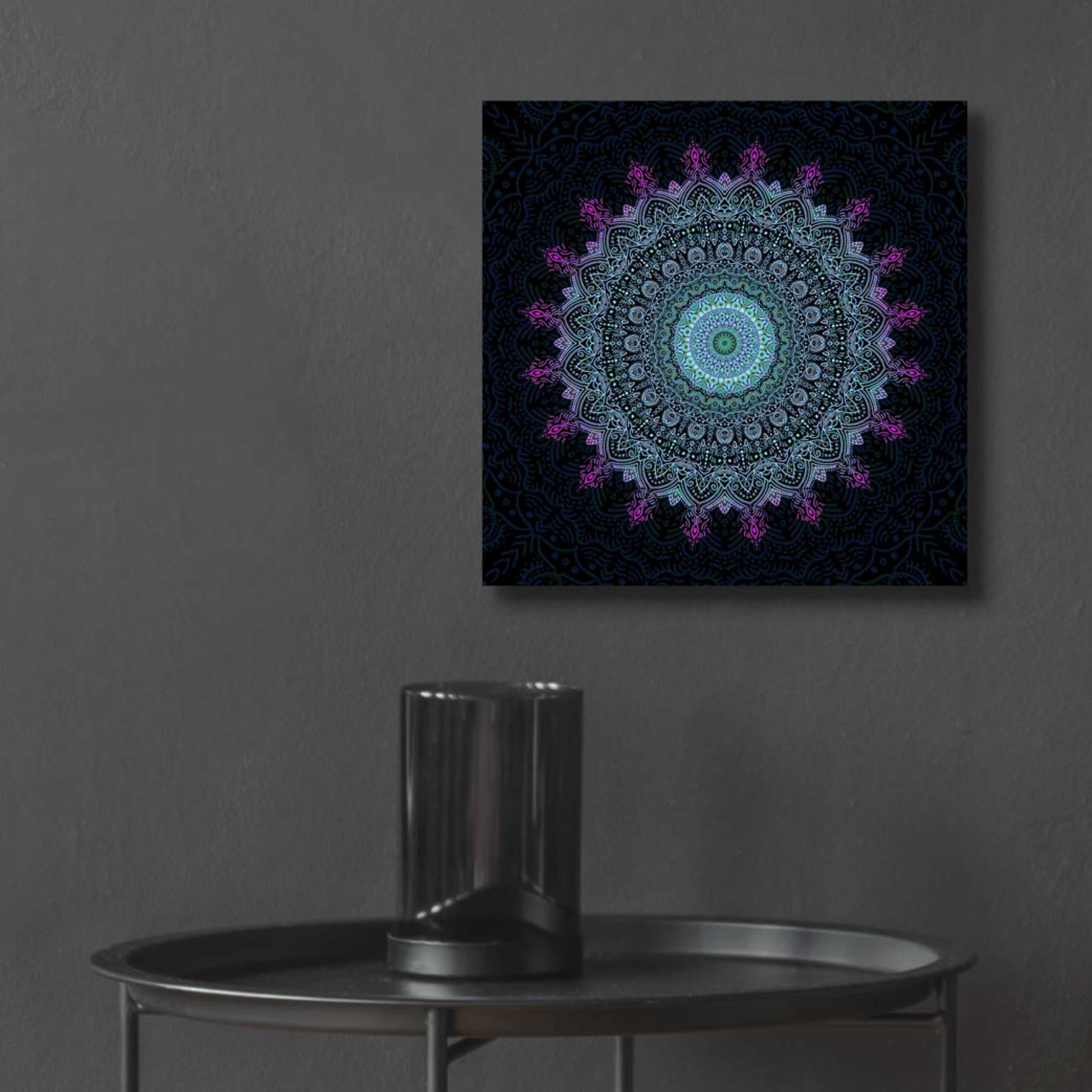 Epic Art 'Zen Mandala 1' by Cameron Gray, Acrylic Glass Wall Art,12x12