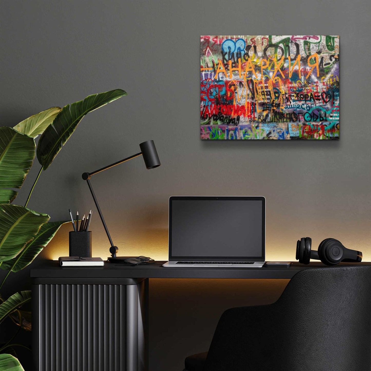 Epic Art 'Russian Abstract - Anarchy' by Epic Portfolio, Acrylic Glass Wall Art,16x12
