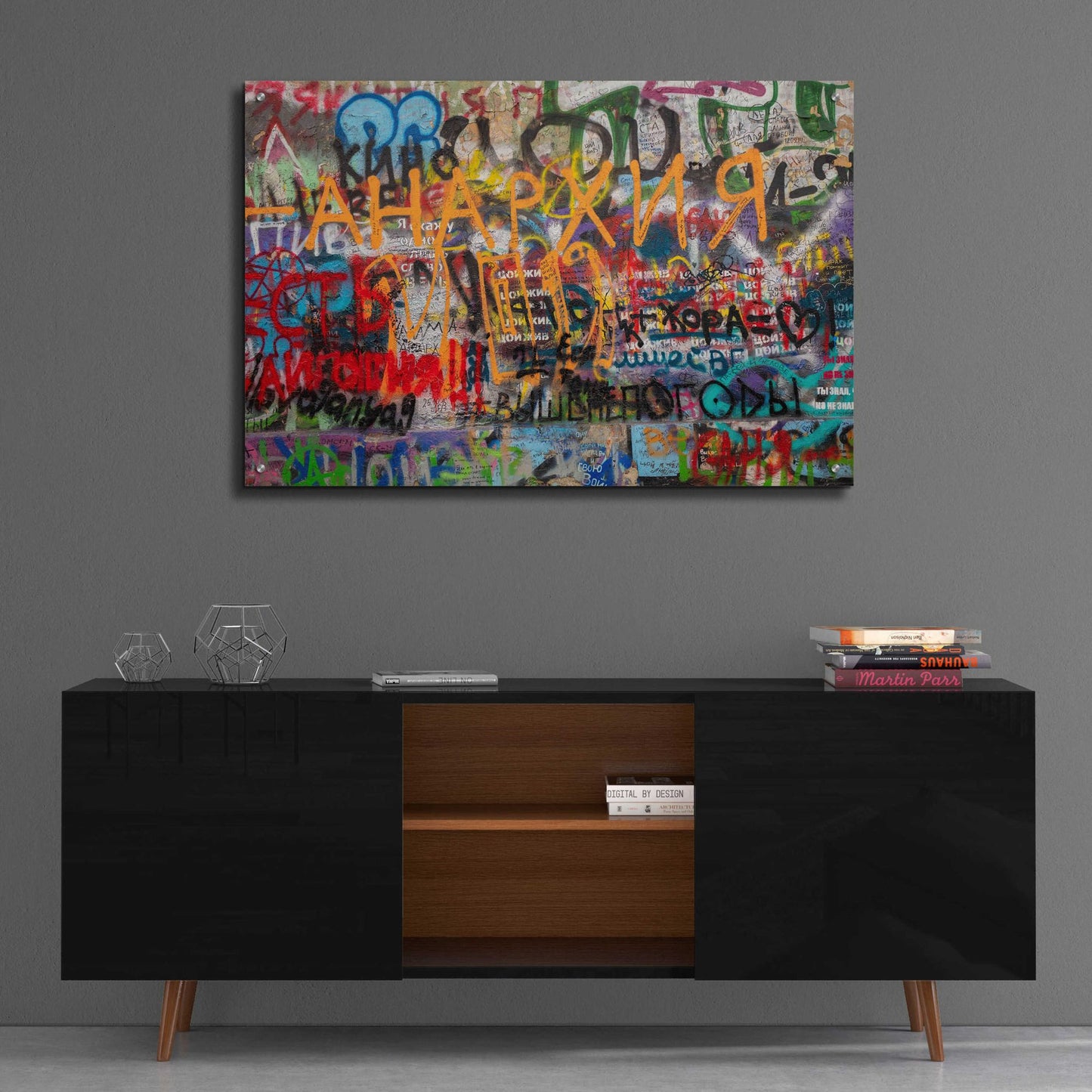 Epic Art 'Russian Abstract - Anarchy' by Epic Portfolio, Acrylic Glass Wall Art,36x24