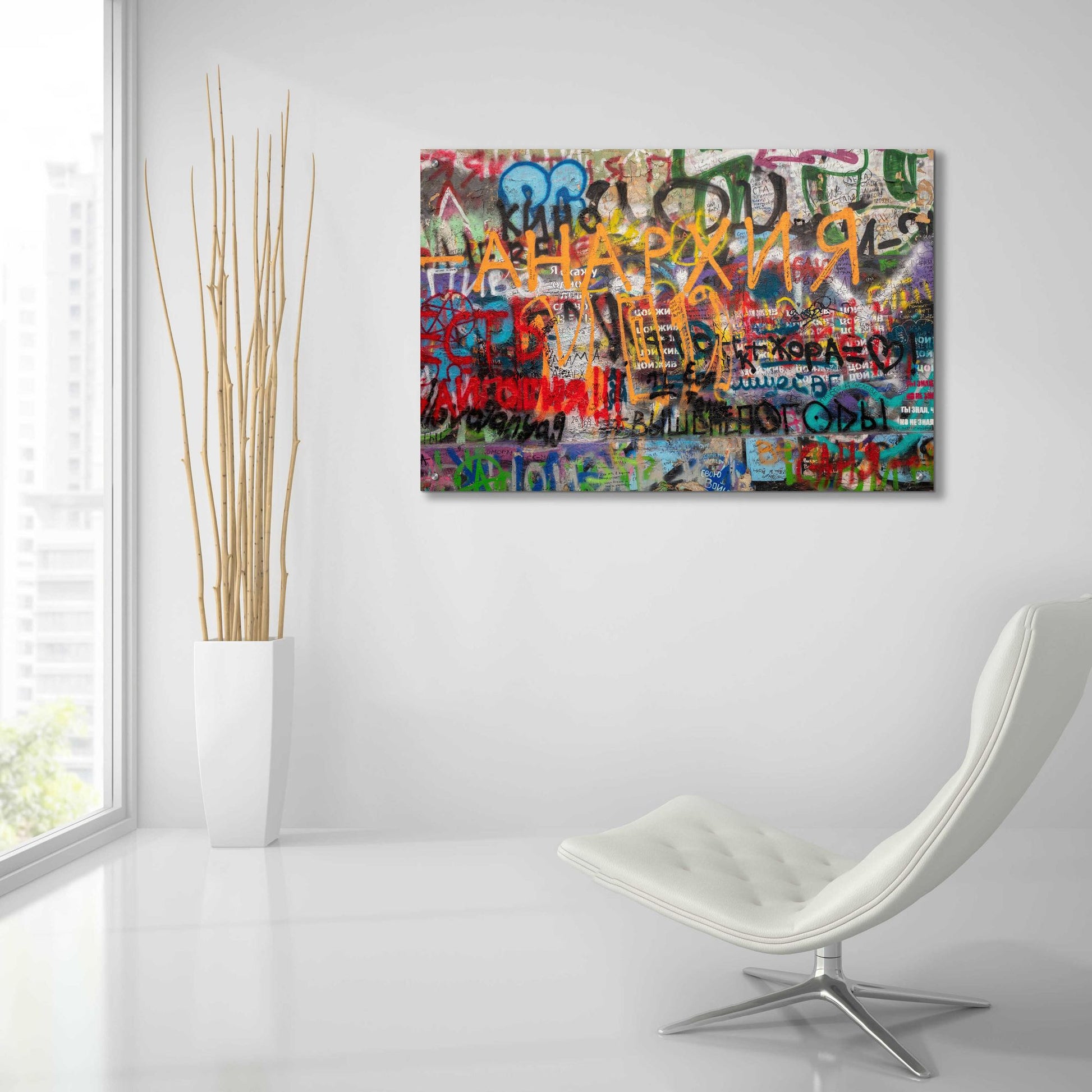 Epic Art 'Russian Abstract - Anarchy' by Epic Portfolio, Acrylic Glass Wall Art,36x24