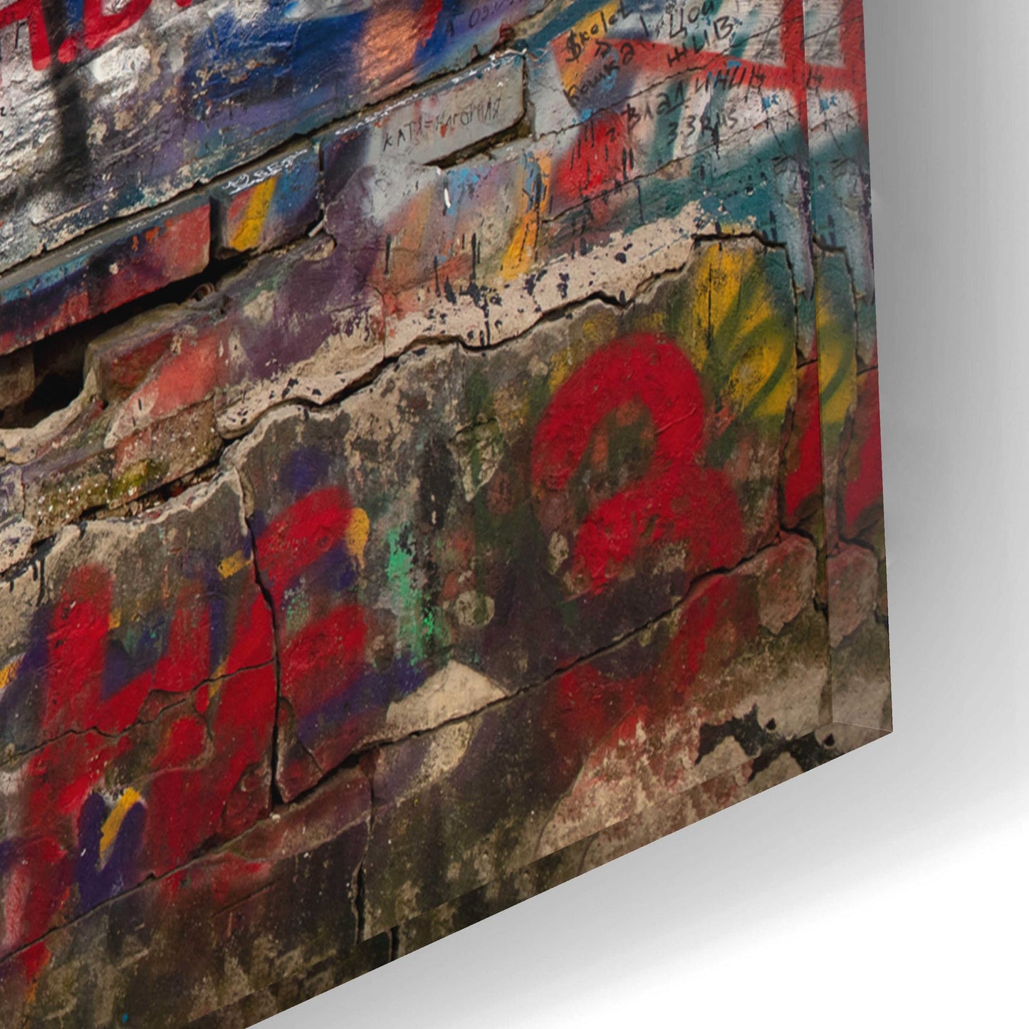 Epic Art 'Russian Abstract - Tsoi Wall' by Epic Portfolio, Acrylic Glass Wall Art,16x12