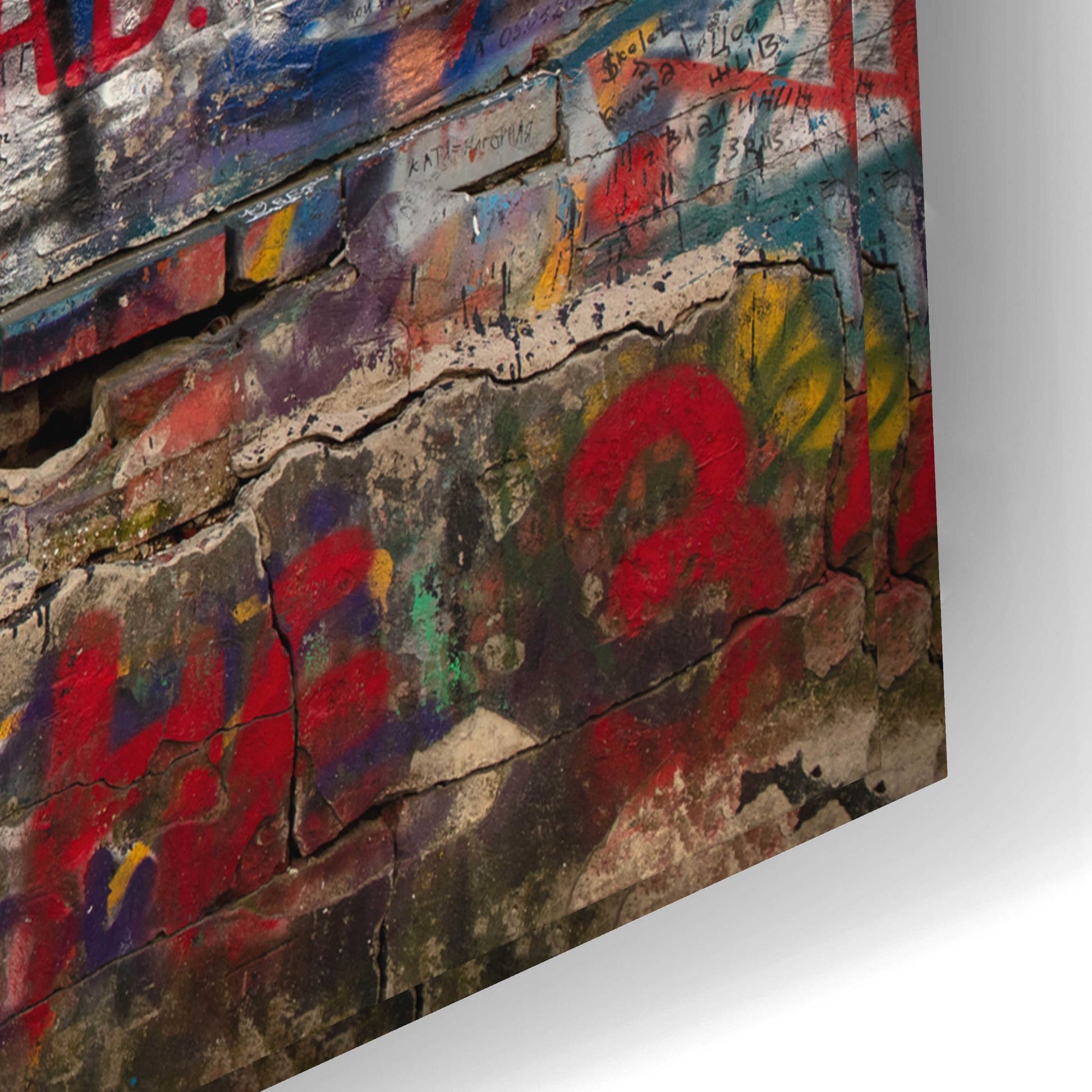 Epic Art 'Russian Abstract - Tsoi Wall' by Epic Portfolio, Acrylic Glass Wall Art,24x16