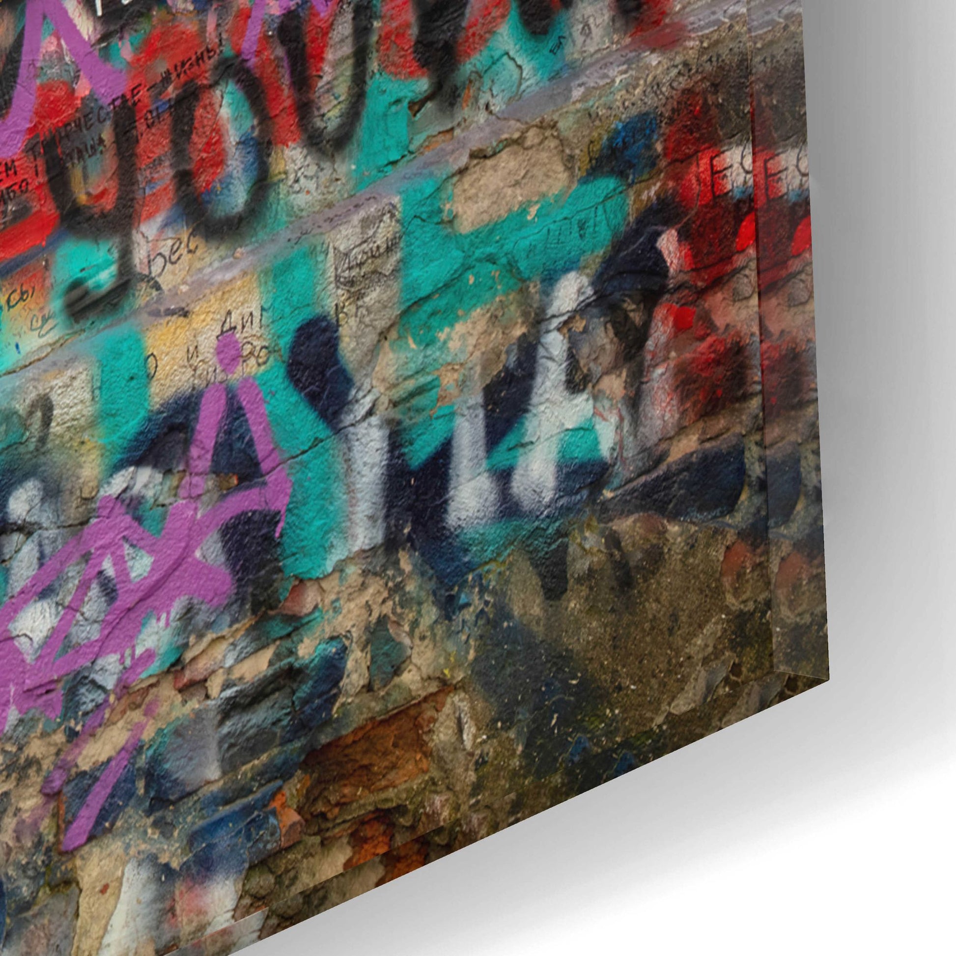 Epic Art 'Russian Abstract' by Epic Portfolio, Acrylic Glass Wall Art,16x12