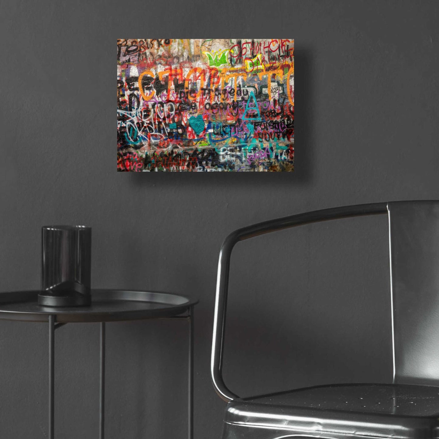 Epic Art 'Russian Abstract' by Epic Portfolio, Acrylic Glass Wall Art,16x12