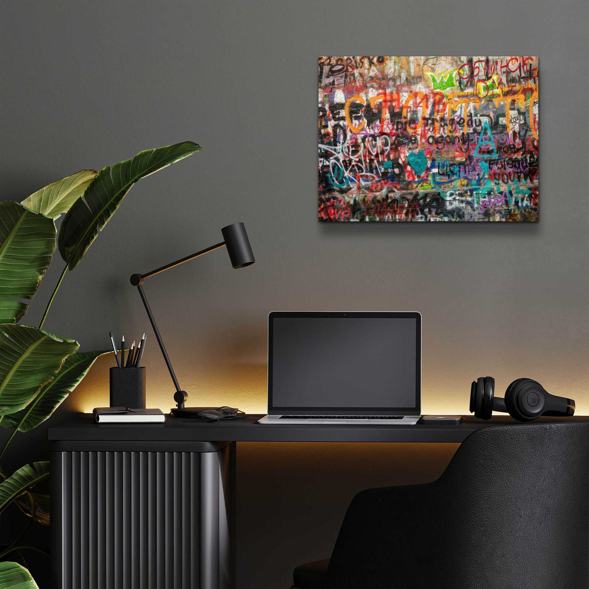 Epic Art 'Russian Abstract' by Epic Portfolio, Acrylic Glass Wall Art,16x12