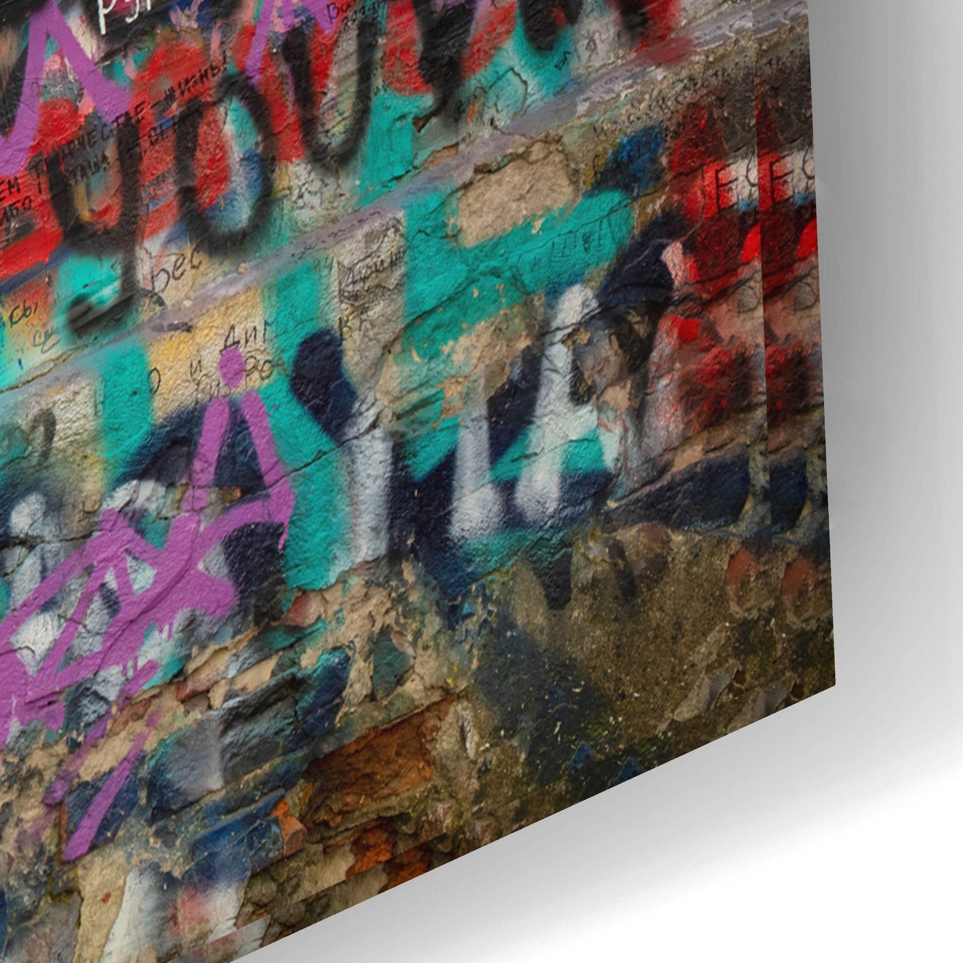Epic Art 'Russian Abstract' by Epic Portfolio, Acrylic Glass Wall Art,24x16