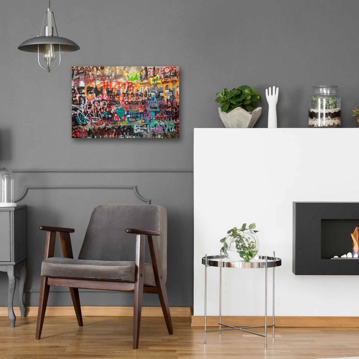 Epic Art 'Russian Abstract' by Epic Portfolio, Acrylic Glass Wall Art,24x16