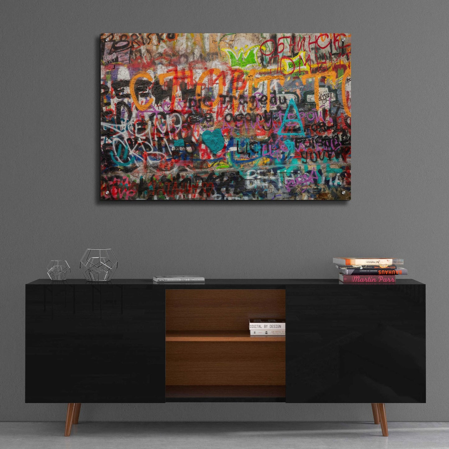 Epic Art 'Russian Abstract' by Epic Portfolio, Acrylic Glass Wall Art,36x24