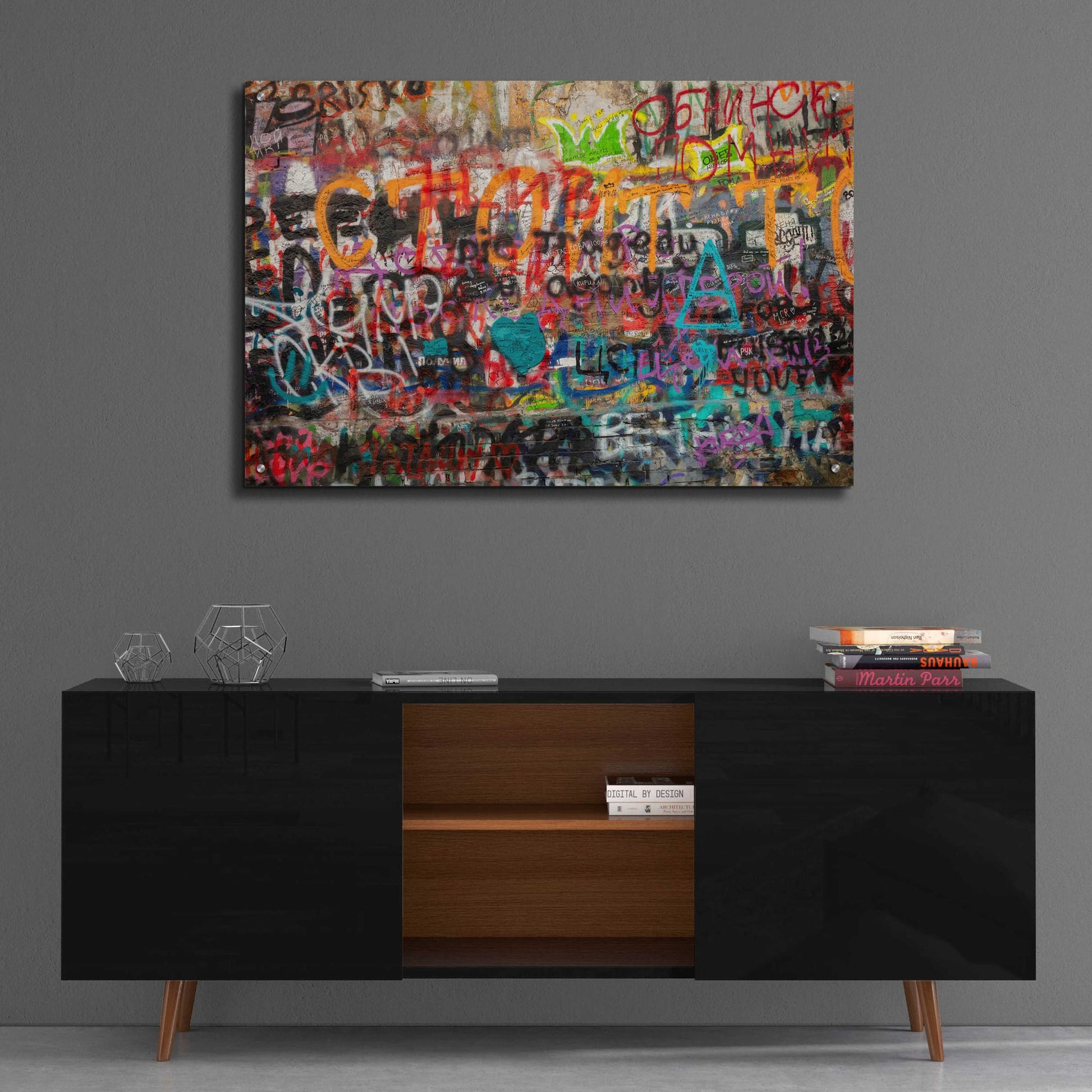 Epic Art 'Russian Abstract' by Epic Portfolio, Acrylic Glass Wall Art,36x24
