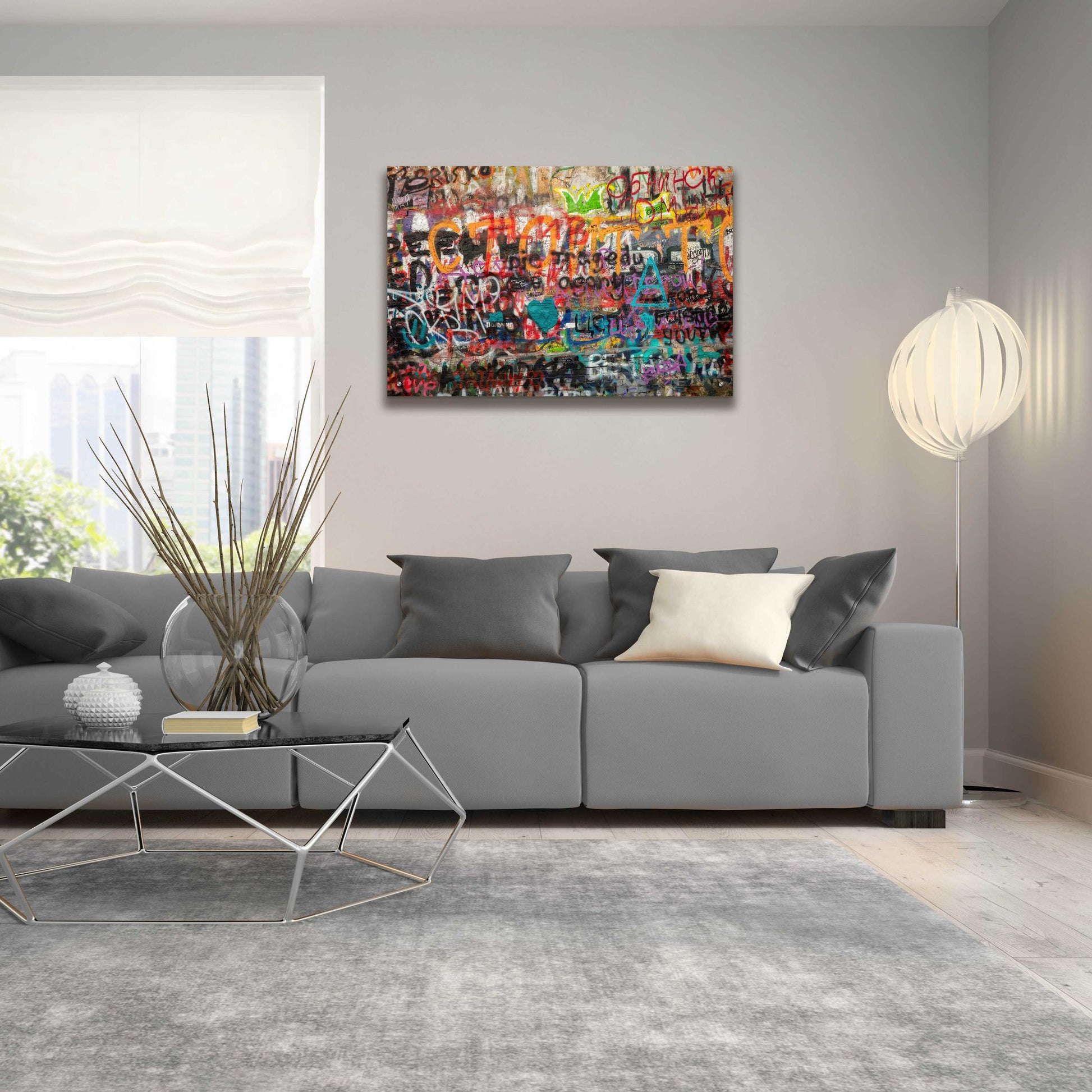 Epic Art 'Russian Abstract' by Epic Portfolio, Acrylic Glass Wall Art,36x24