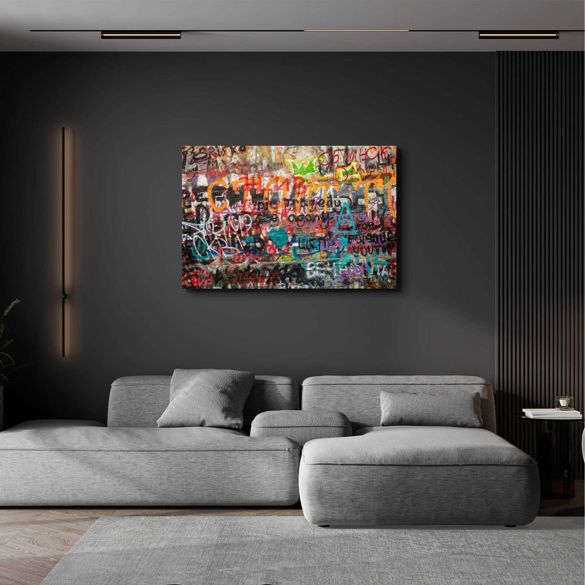 Epic Art 'Russian Abstract' by Epic Portfolio, Acrylic Glass Wall Art,36x24