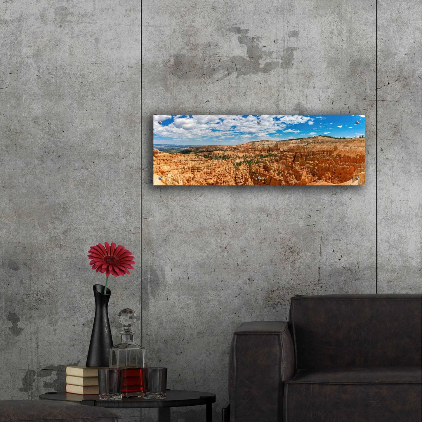 Epic Art 'Utah - Bryce Canyon' by Epic Portfolio, Acrylic Glass Wall Art,36x12