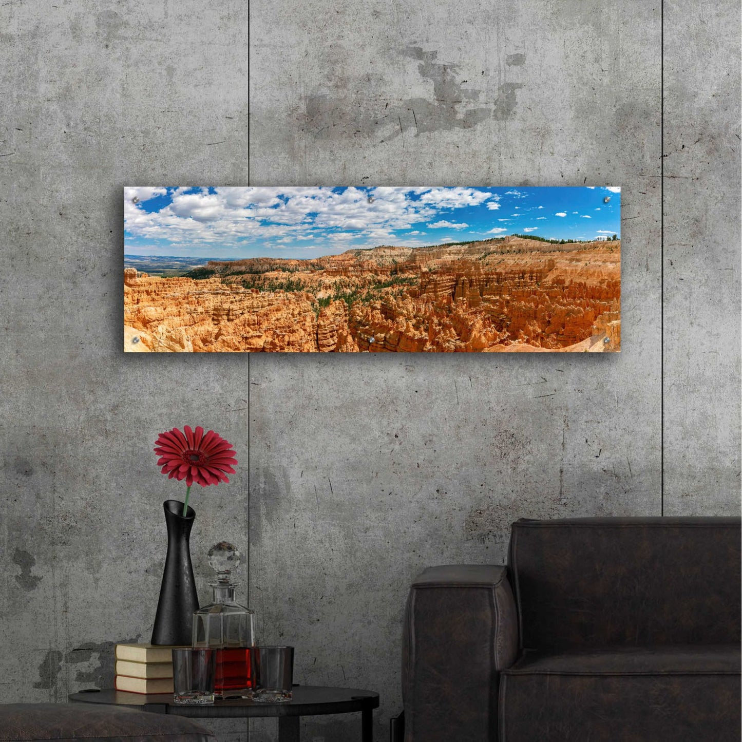 Epic Art 'Utah - Bryce Canyon' by Epic Portfolio, Acrylic Glass Wall Art,48x16