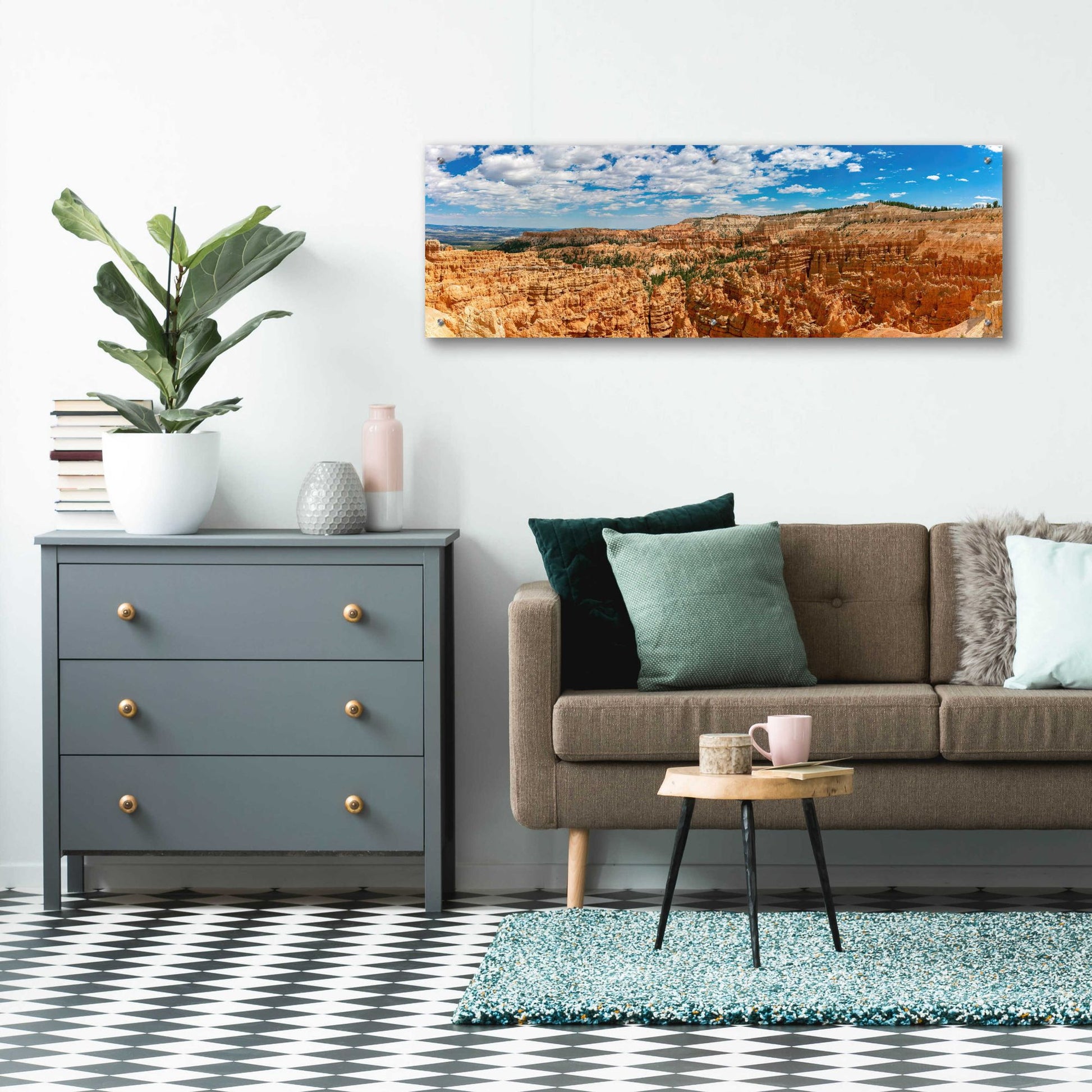 Epic Art 'Utah - Bryce Canyon' by Epic Portfolio, Acrylic Glass Wall Art,48x16