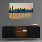 Epic Art 'Good Morning Chicago Crop' by Epic Portfolio, Acrylic Glass Wall Art,36x24