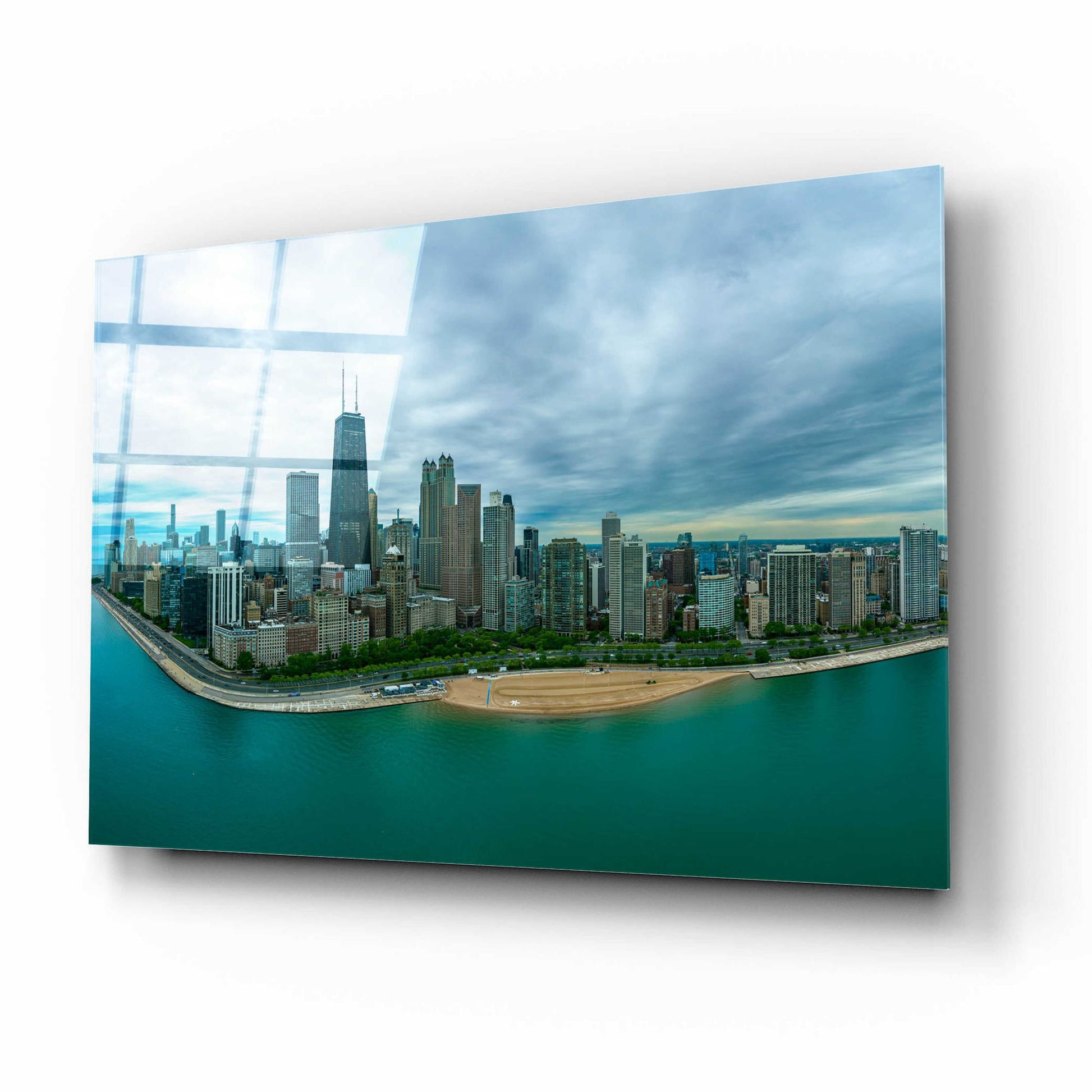 Epic Art 'Wonderful Chicago Crop' by Epic Portfolio, Acrylic Glass Wall Art,16x12