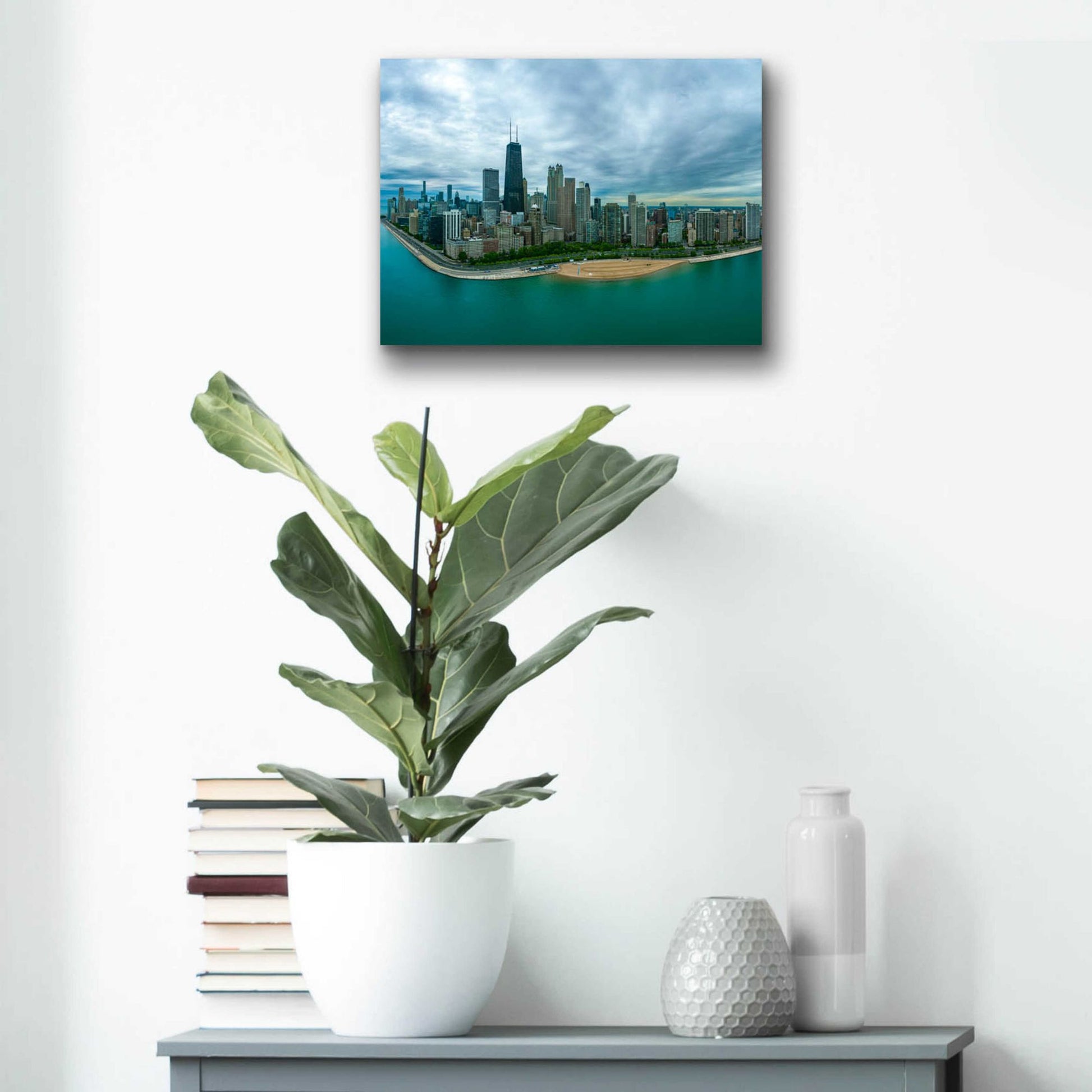 Epic Art 'Wonderful Chicago Crop' by Epic Portfolio, Acrylic Glass Wall Art,16x12