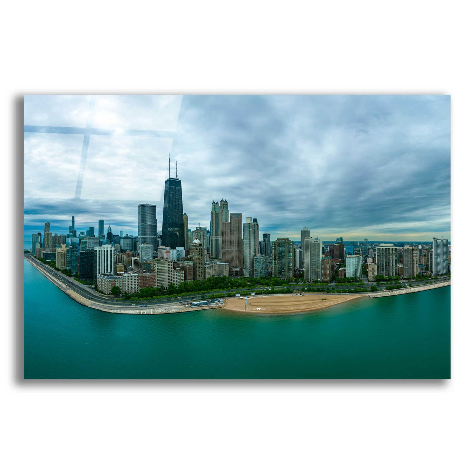 Epic Art 'Wonderful Chicago Crop' by Epic Portfolio, Acrylic Glass Wall Art,16x12