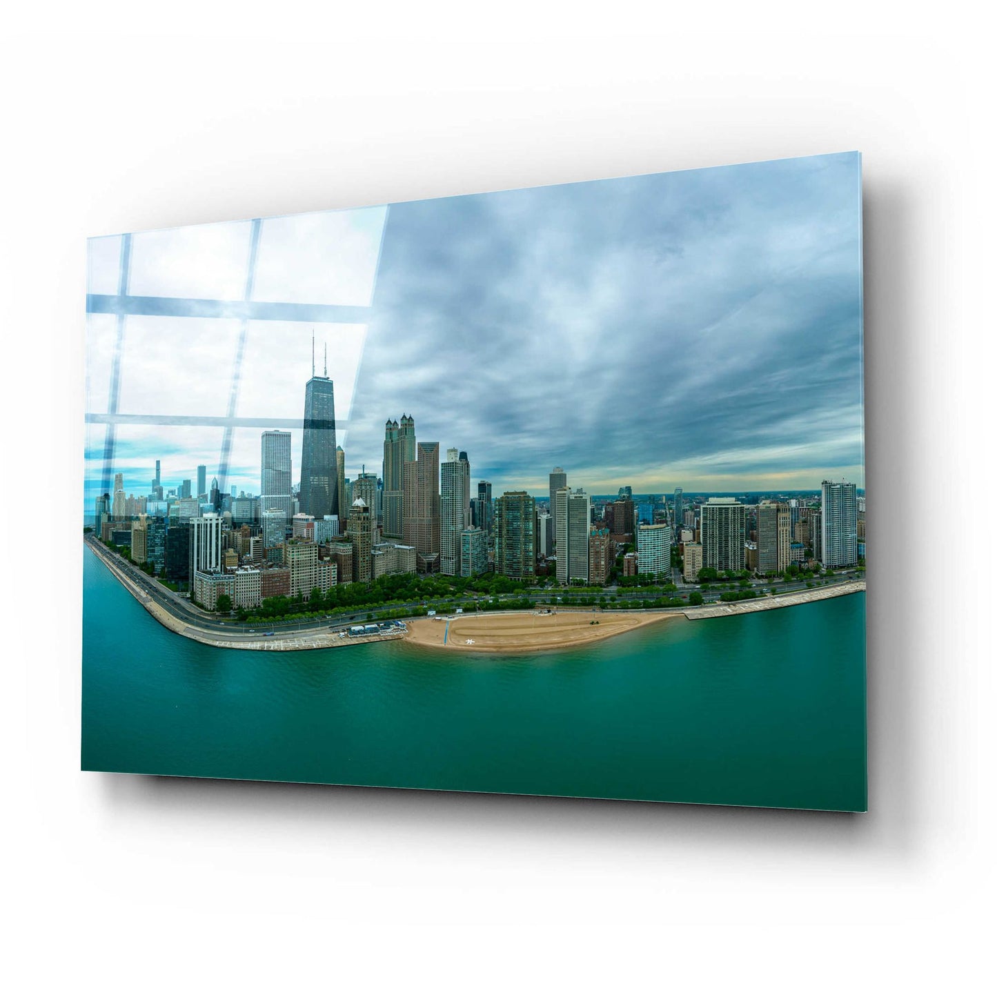 Epic Art 'Wonderful Chicago Crop' by Epic Portfolio, Acrylic Glass Wall Art,24x16