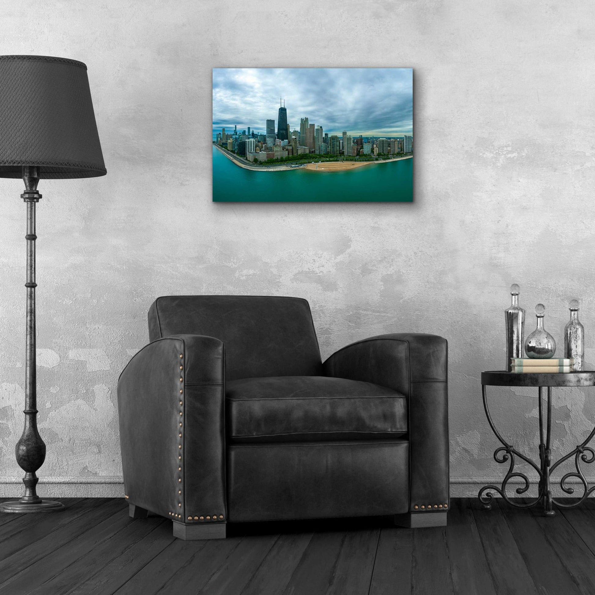 Epic Art 'Wonderful Chicago Crop' by Epic Portfolio, Acrylic Glass Wall Art,24x16