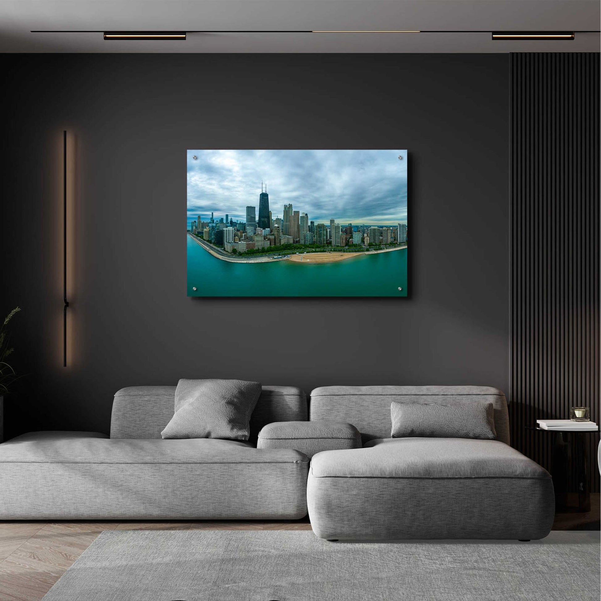 Epic Art 'Wonderful Chicago Crop' by Epic Portfolio, Acrylic Glass Wall Art,36x24