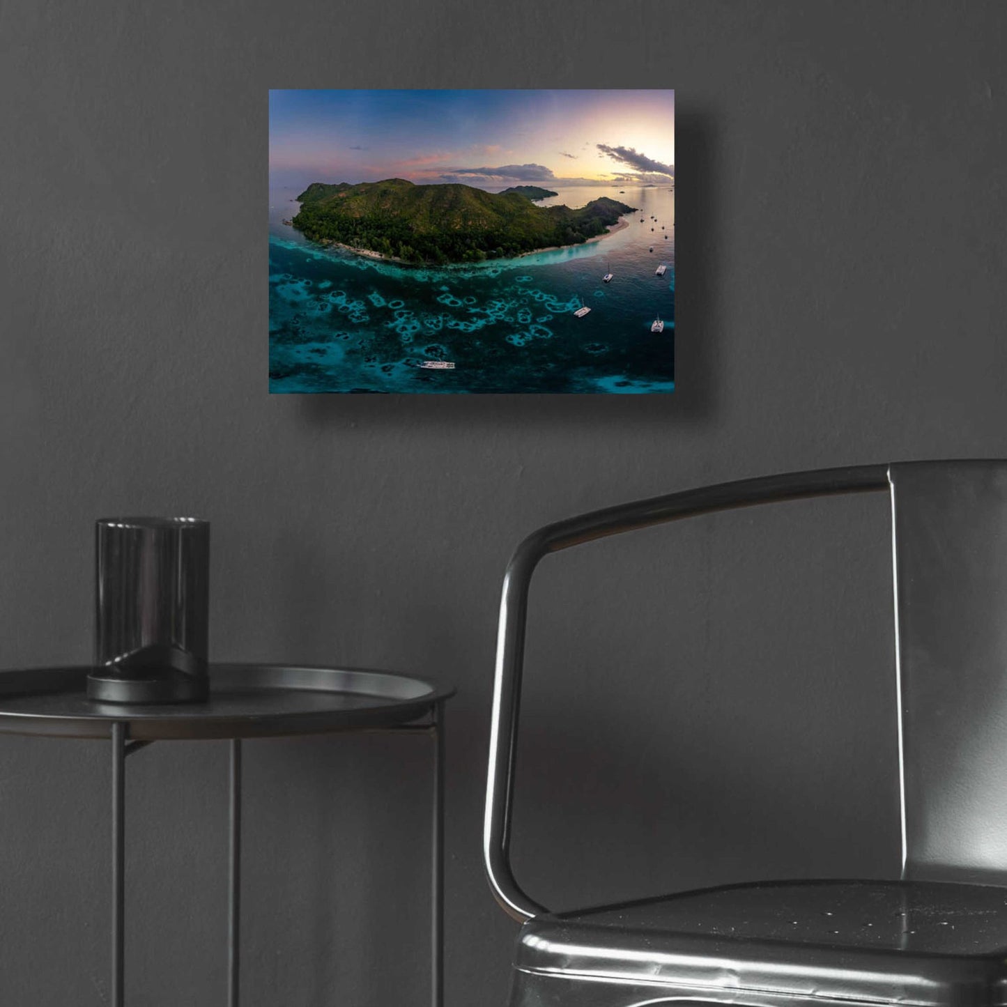 Epic Art 'Curieuse Island Seychelles Crop' by Epic Portfolio, Acrylic Glass Wall Art,16x12