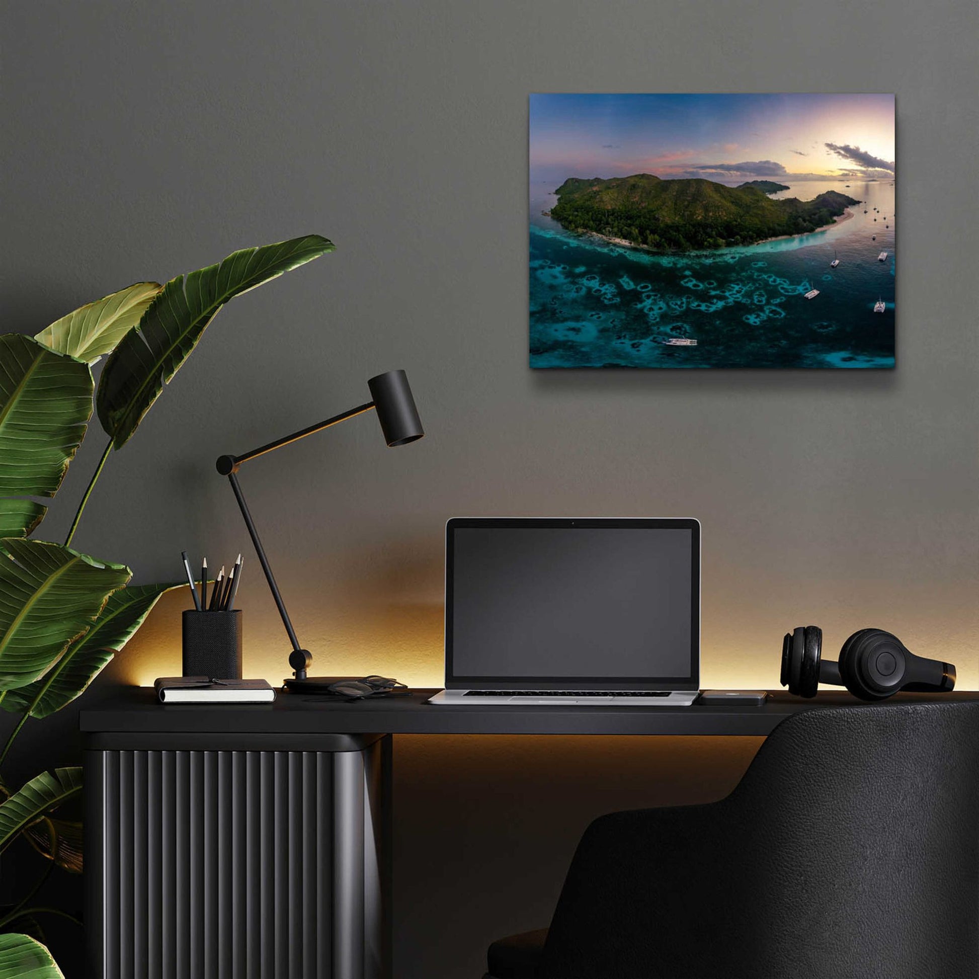 Epic Art 'Curieuse Island Seychelles Crop' by Epic Portfolio, Acrylic Glass Wall Art,16x12