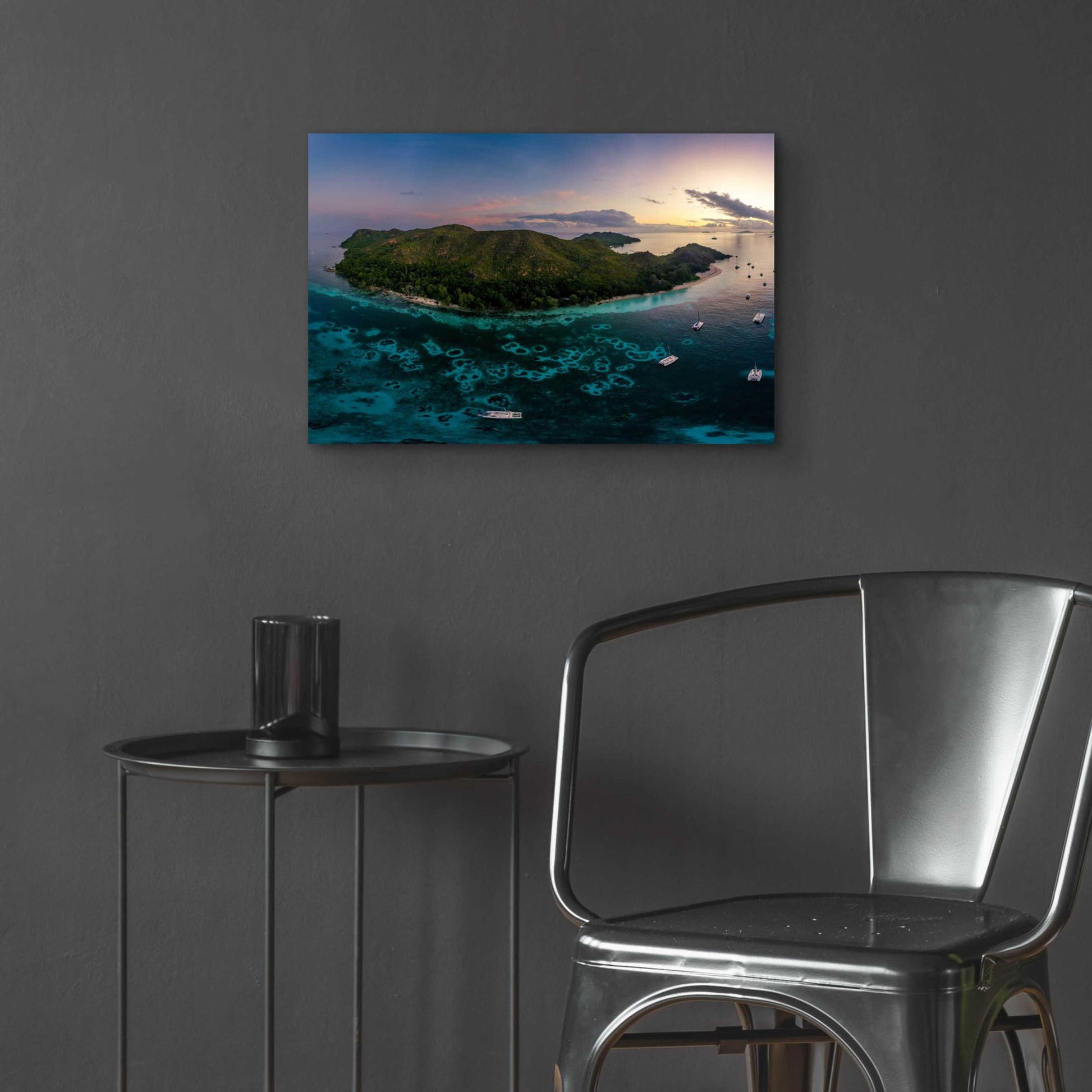 Epic Art 'Curieuse Island Seychelles Crop' by Epic Portfolio, Acrylic Glass Wall Art,24x16