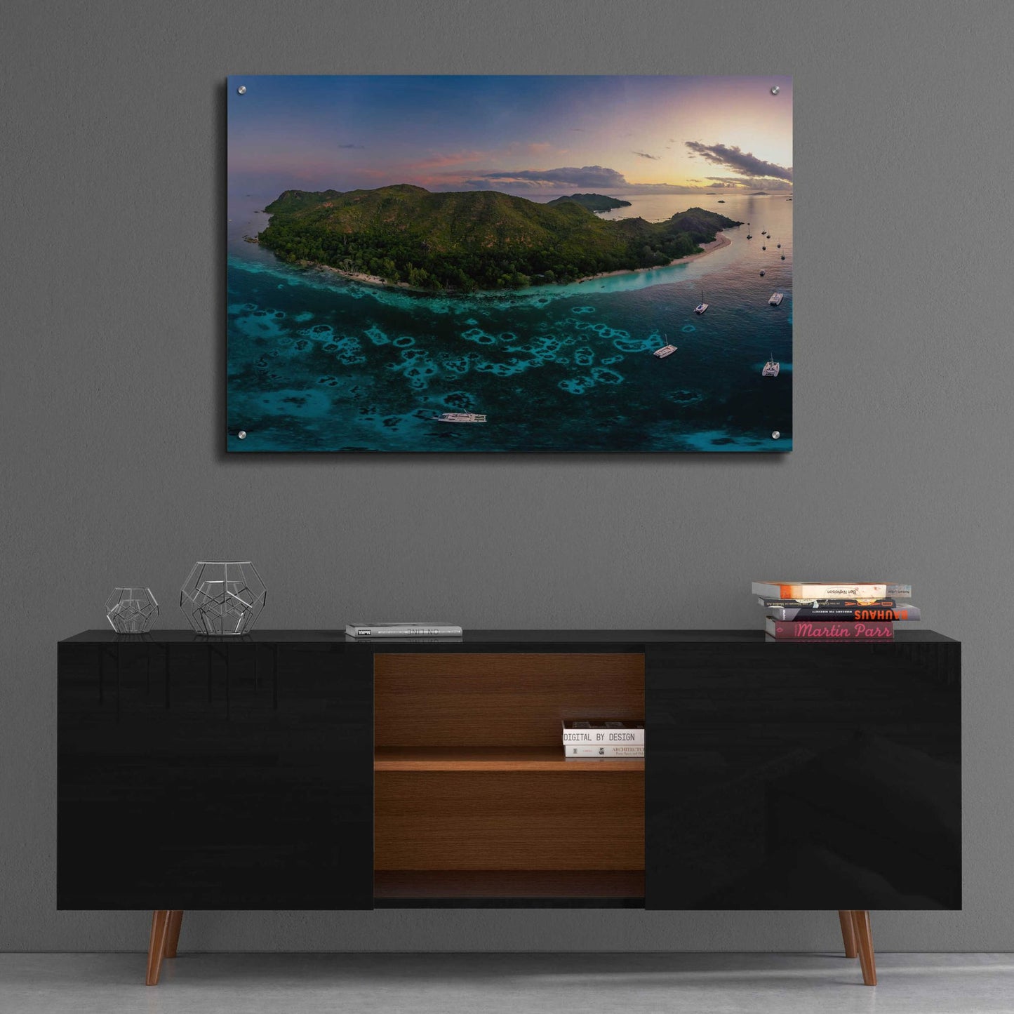 Epic Art 'Curieuse Island Seychelles Crop' by Epic Portfolio, Acrylic Glass Wall Art,36x24