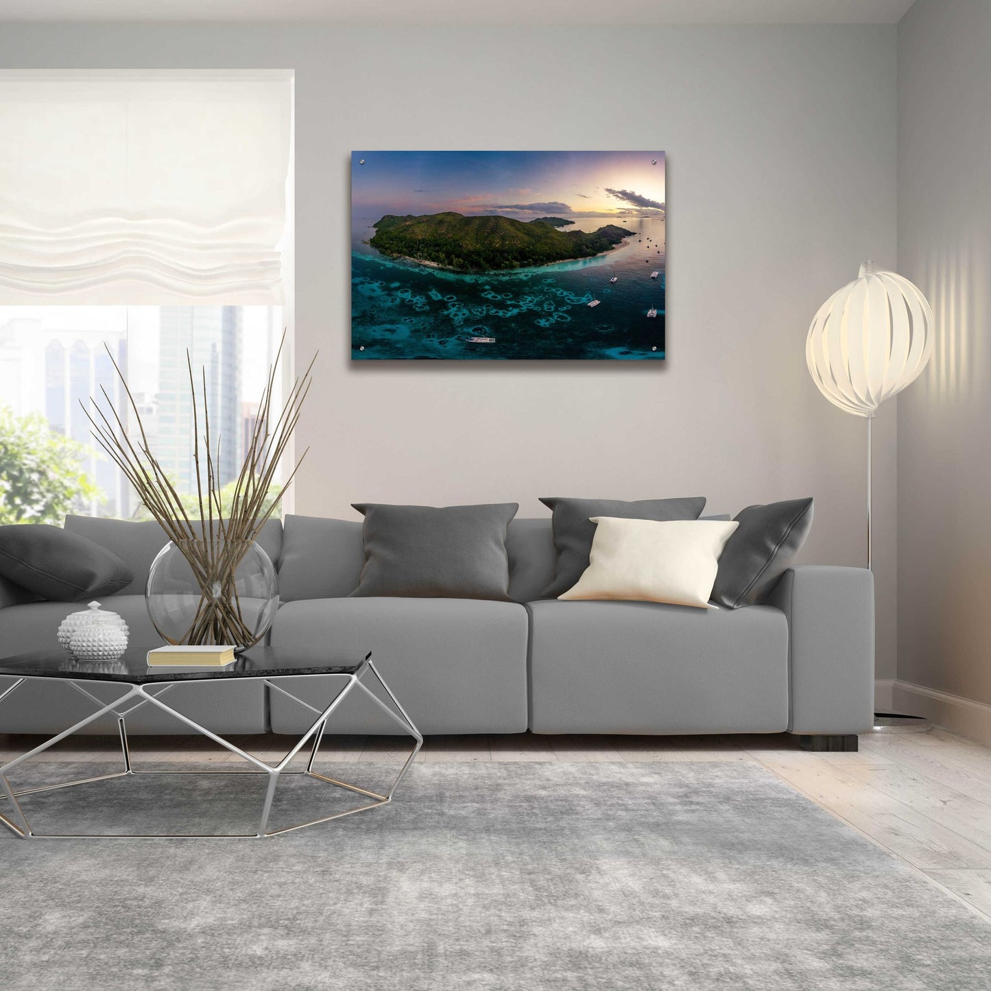 Epic Art 'Curieuse Island Seychelles Crop' by Epic Portfolio, Acrylic Glass Wall Art,36x24