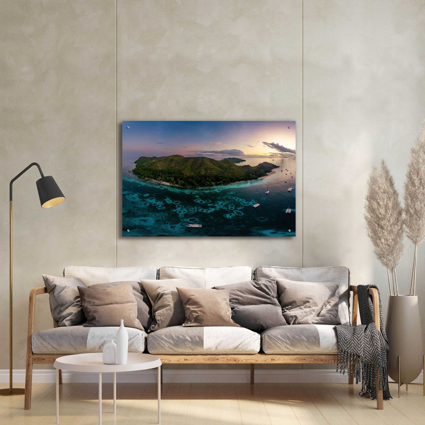 Epic Art 'Curieuse Island Seychelles Crop' by Epic Portfolio, Acrylic Glass Wall Art,36x24