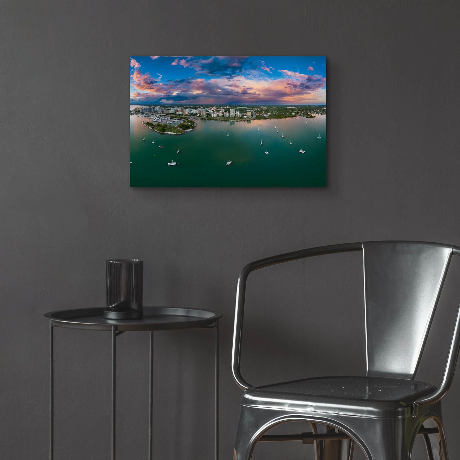 Epic Art 'Sarasota Sunset Crop' by Epic Portfolio, Acrylic Glass Wall Art,24x16