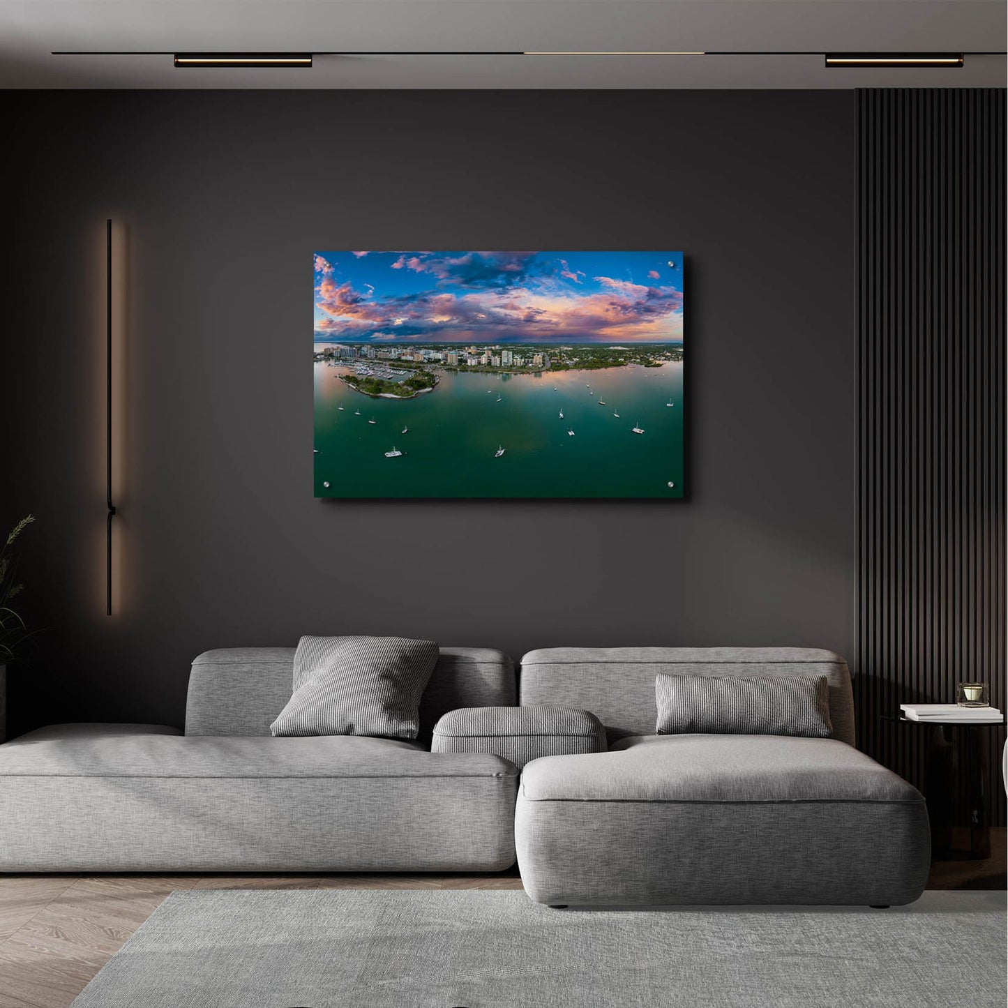 Epic Art 'Sarasota Sunset Crop' by Epic Portfolio, Acrylic Glass Wall Art,36x24