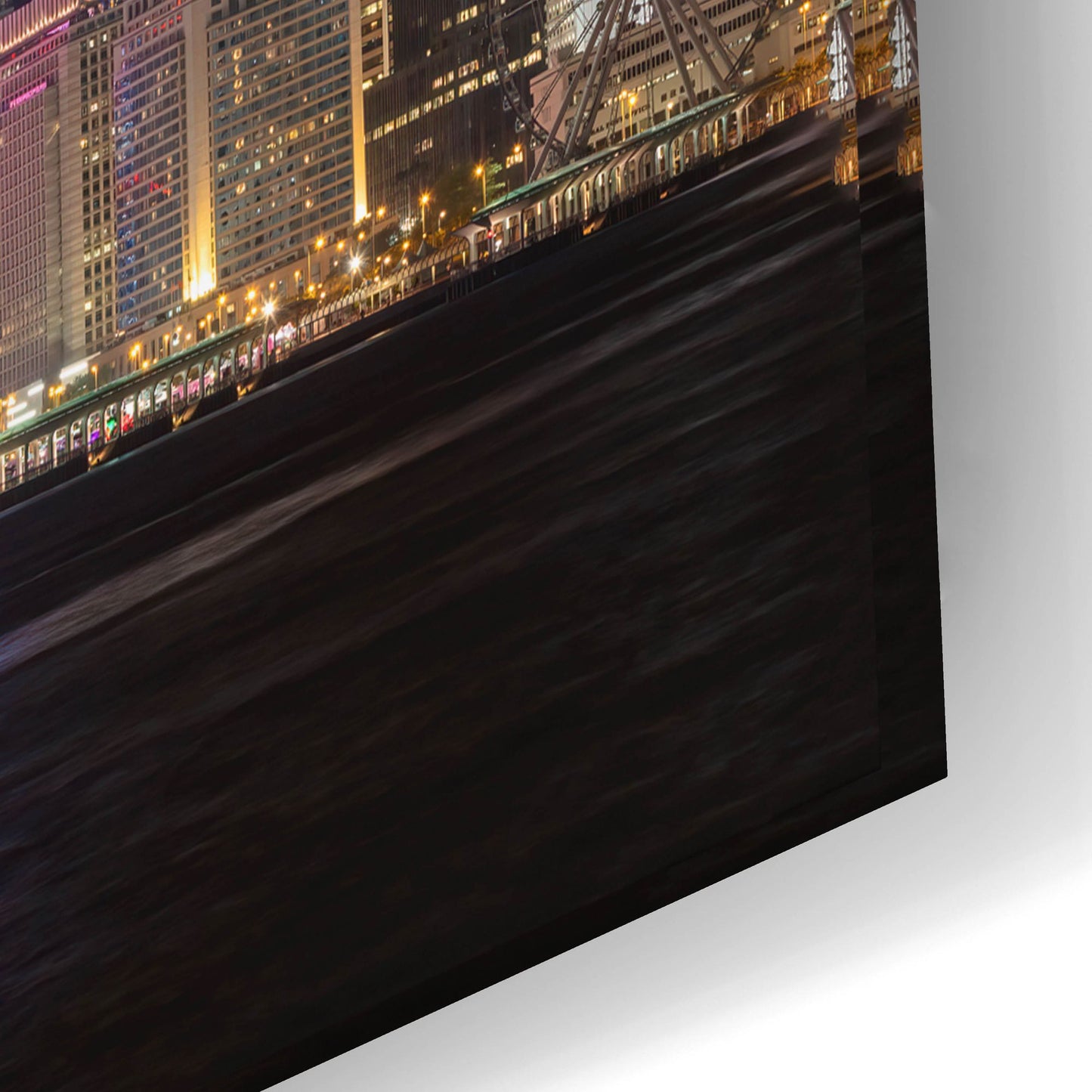 Epic Art 'Good Night Hong Kong Crop' by Epic Portfolio, Acrylic Glass Wall Art,24x16