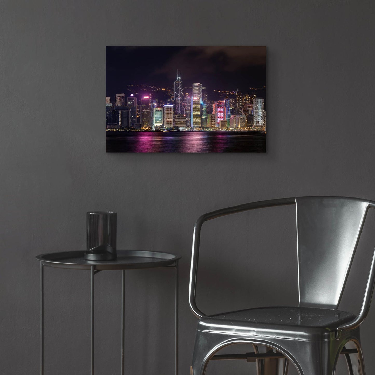 Epic Art 'Good Night Hong Kong Crop' by Epic Portfolio, Acrylic Glass Wall Art,24x16