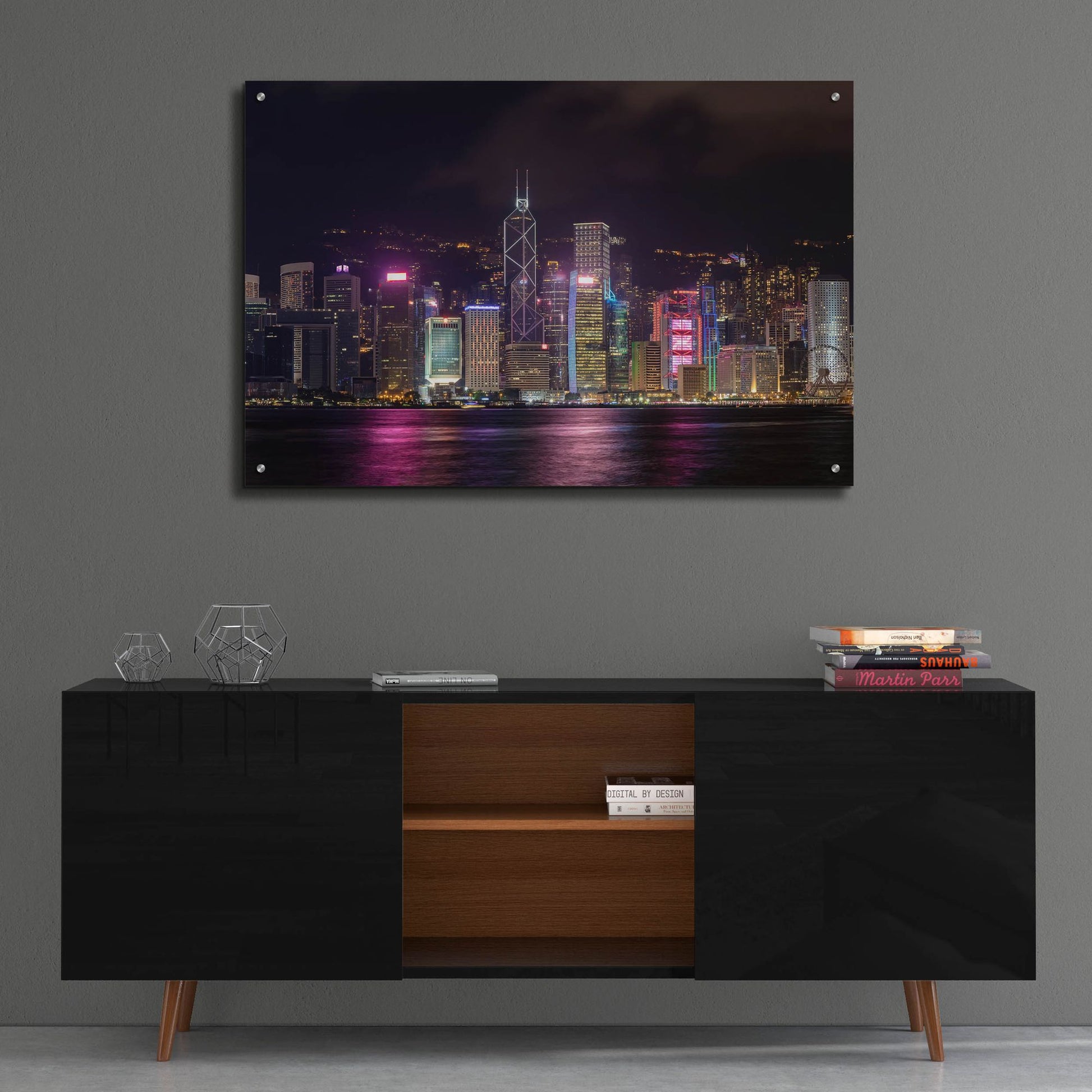 Epic Art 'Good Night Hong Kong Crop' by Epic Portfolio, Acrylic Glass Wall Art,36x24