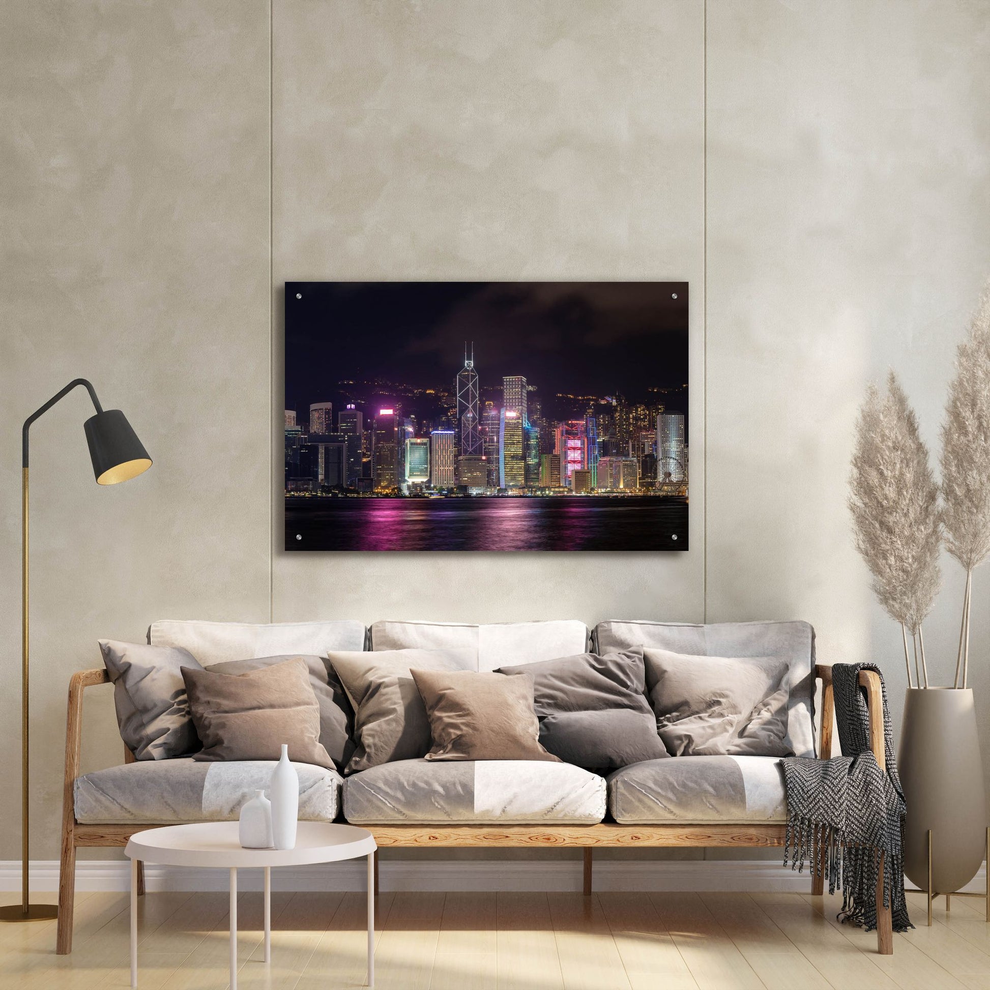 Epic Art 'Good Night Hong Kong Crop' by Epic Portfolio, Acrylic Glass Wall Art,36x24