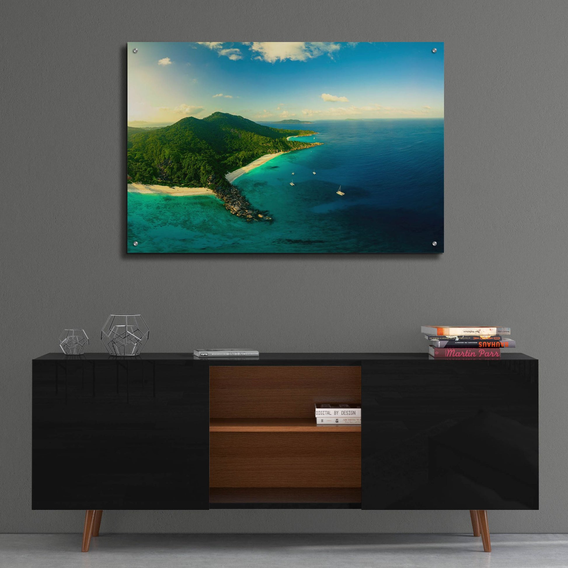 Epic Art 'LaDigue Crop' by Epic Portfolio, Acrylic Glass Wall Art,36x24