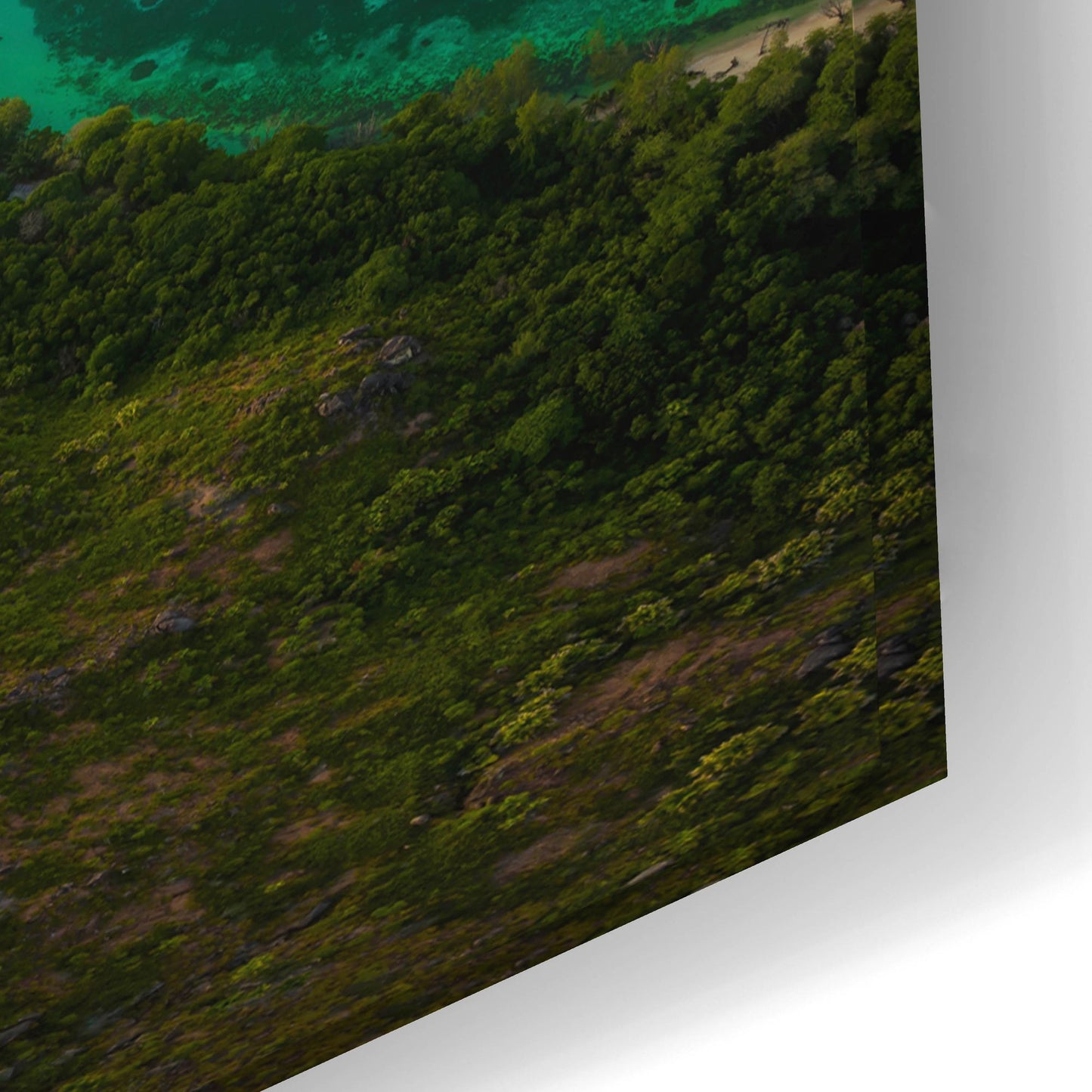 Epic Art 'Seychelles - Inside Curios Island Crop' by Epic Portfolio, Acrylic Glass Wall Art,24x16