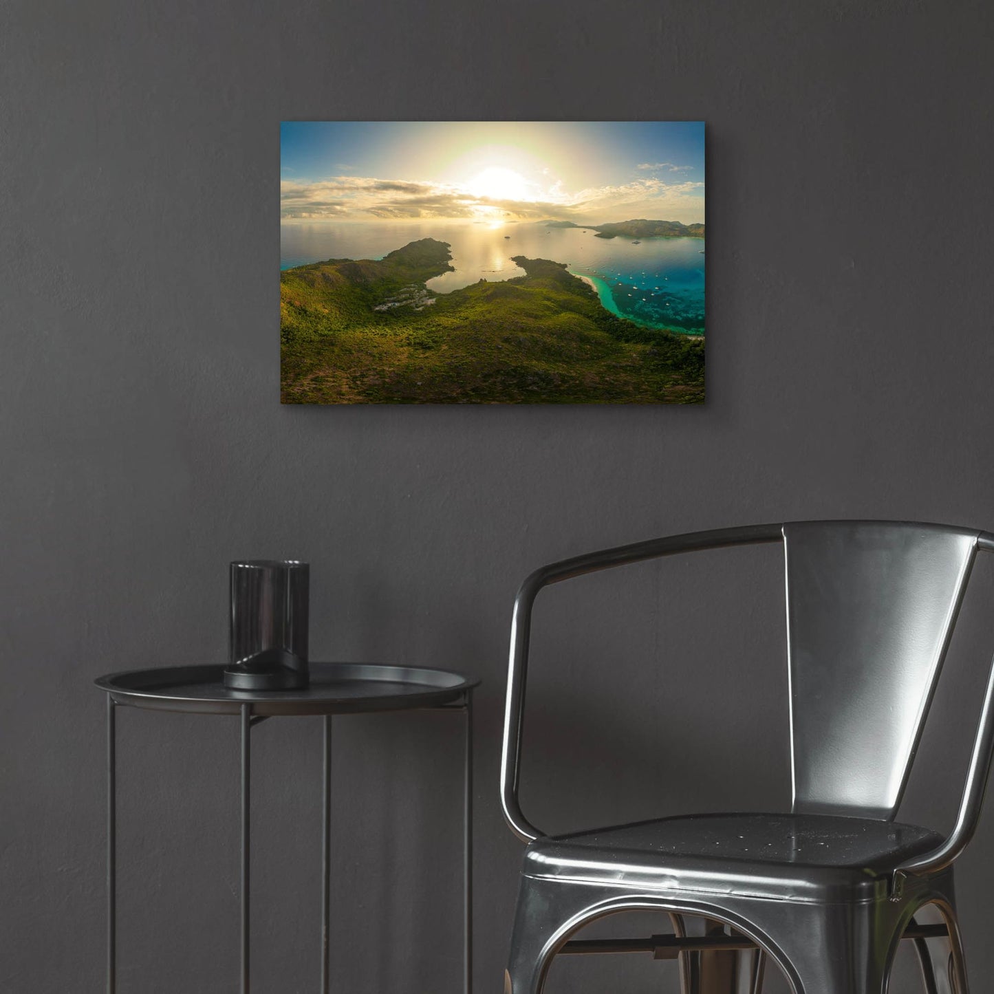 Epic Art 'Seychelles - Inside Curios Island Crop' by Epic Portfolio, Acrylic Glass Wall Art,24x16