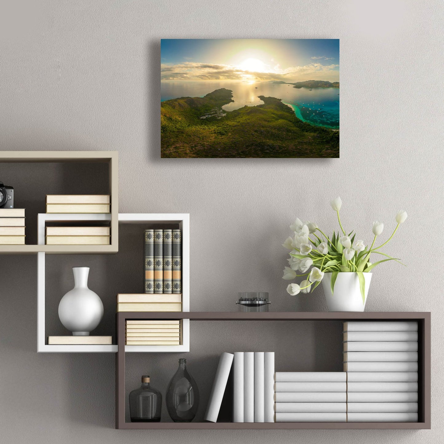 Epic Art 'Seychelles - Inside Curios Island Crop' by Epic Portfolio, Acrylic Glass Wall Art,24x16