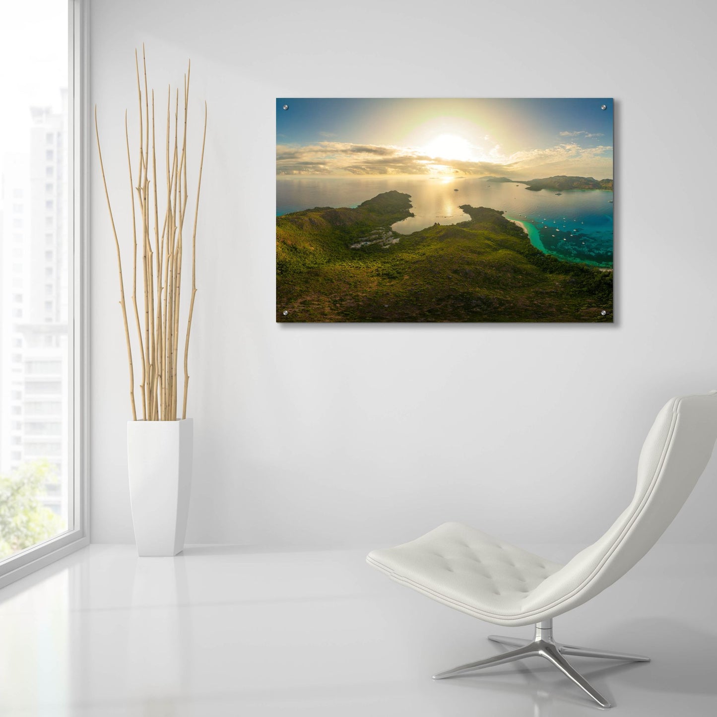 Epic Art 'Seychelles - Inside Curios Island Crop' by Epic Portfolio, Acrylic Glass Wall Art,36x24