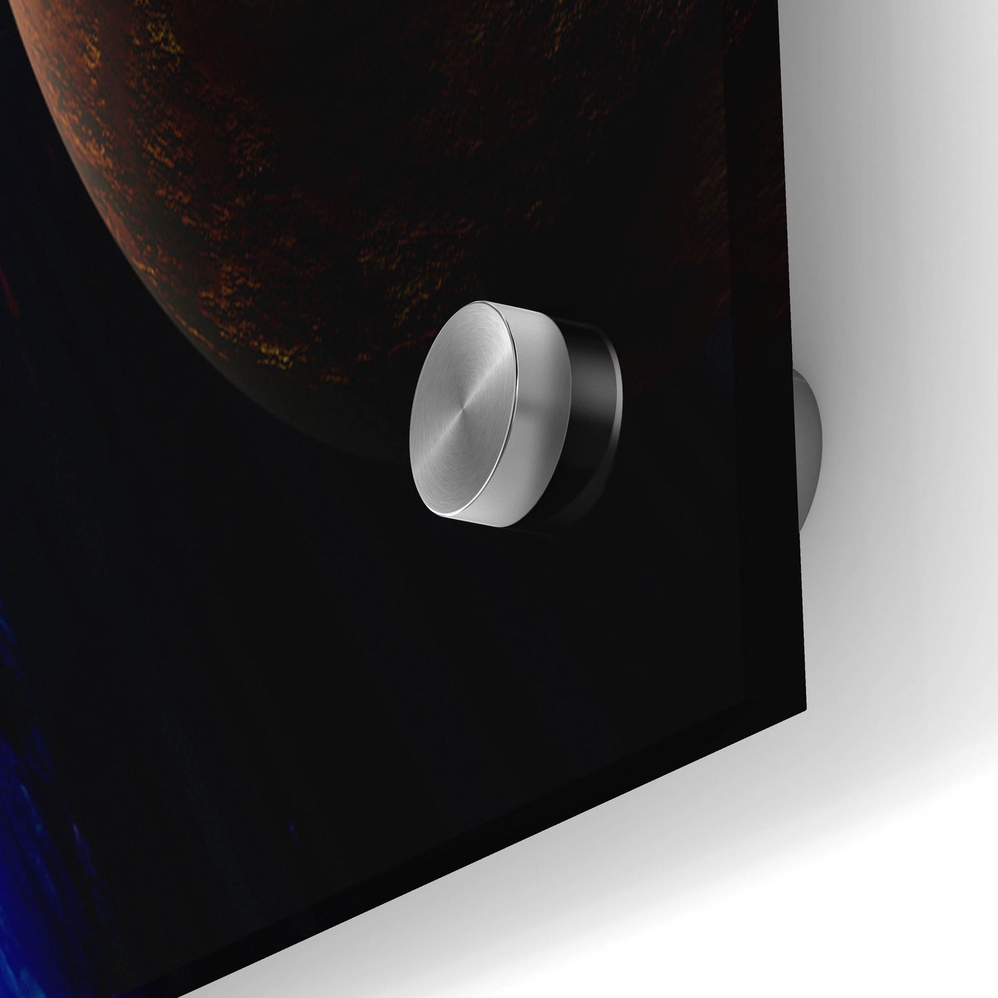 Epic Art 'Space With Planets' by Epic Portfolio, Acrylic Glass Wall Art,36x24