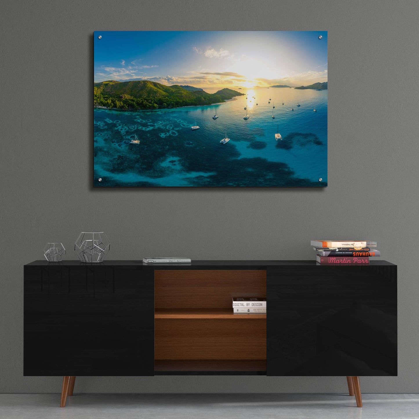 Epic Art 'Seychelles Dreams Crop' by Epic Portfolio, Acrylic Glass Wall Art,36x24