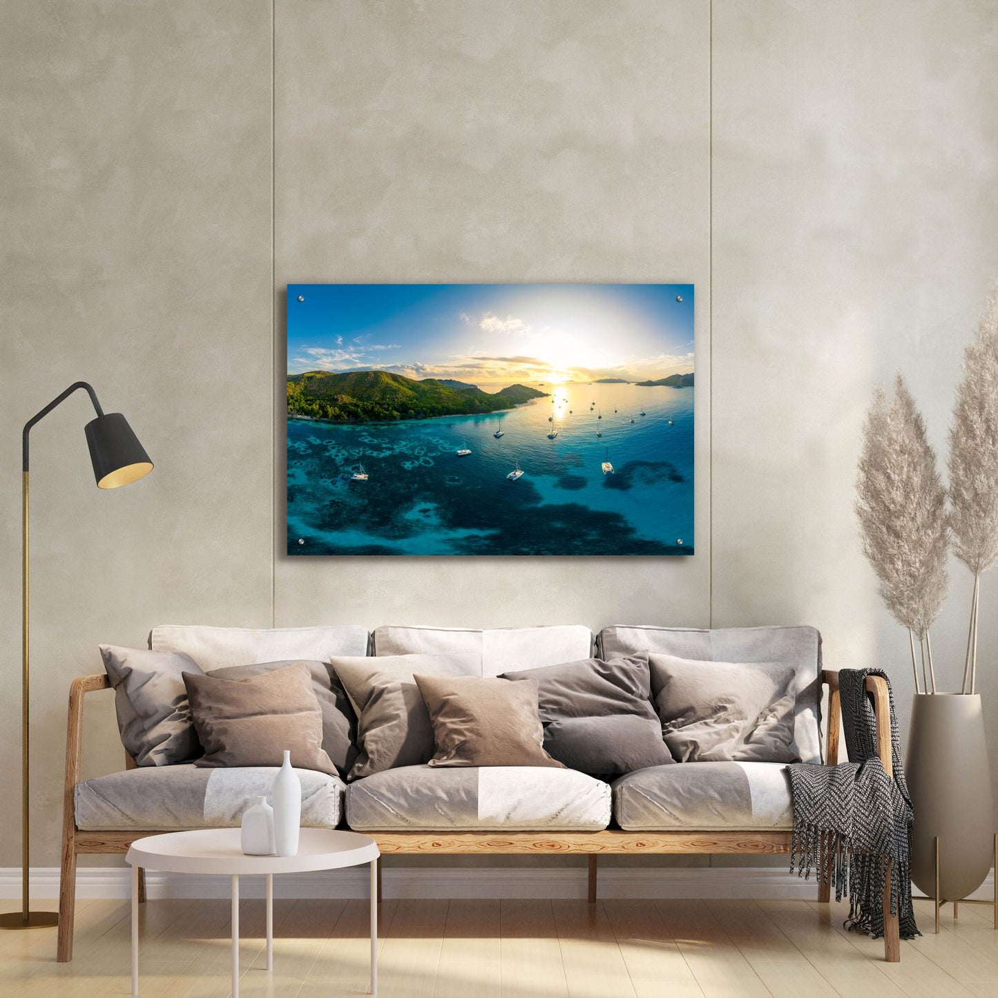 Epic Art 'Seychelles Dreams Crop' by Epic Portfolio, Acrylic Glass Wall Art,36x24