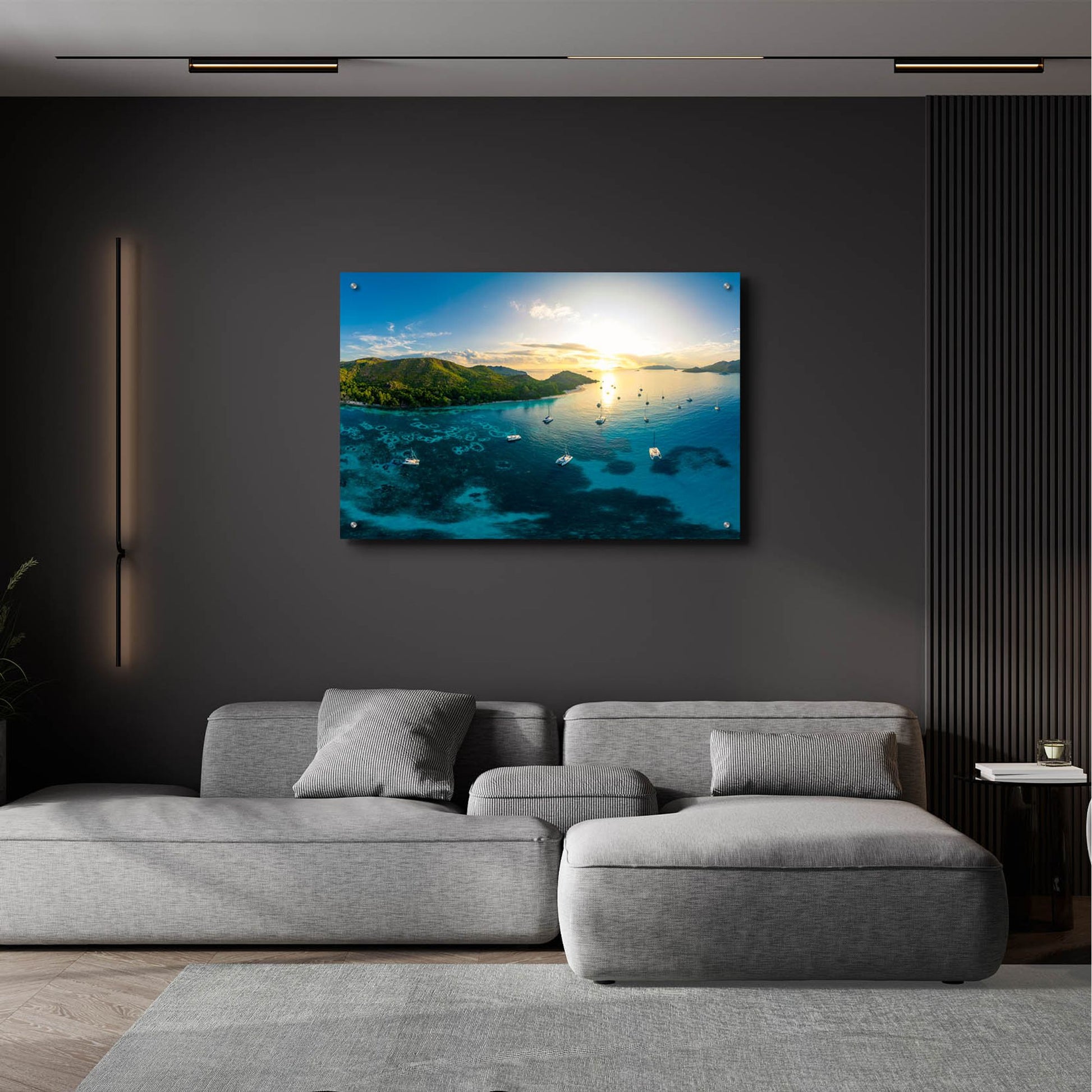 Epic Art 'Seychelles Dreams Crop' by Epic Portfolio, Acrylic Glass Wall Art,36x24